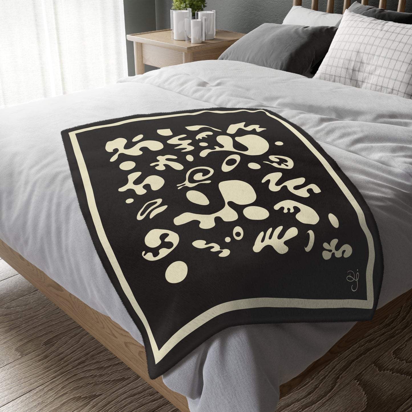 Deep Dream Velveteen Microfiber Blanket (Two-sided print) - Smoke Signal