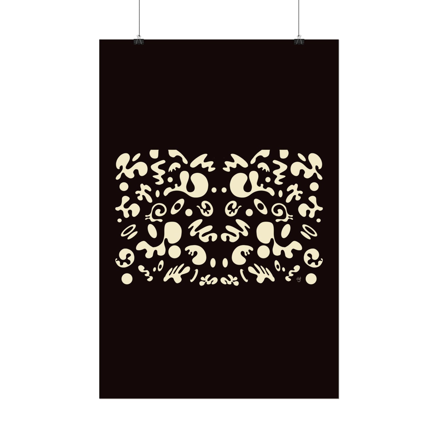 Mirror Work Rolled Poster (Portrait) - Smoke Signal