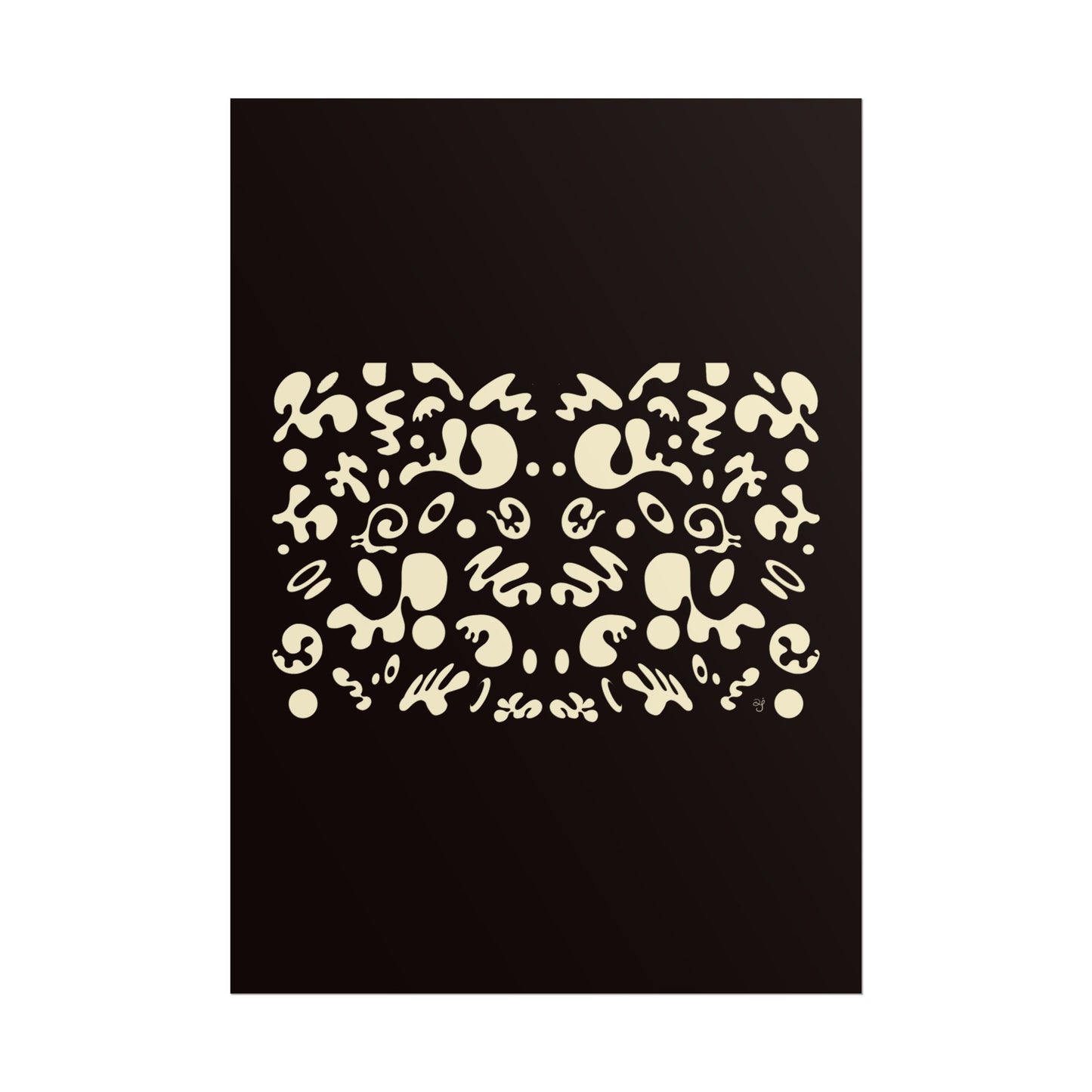 Mirror Work Rolled Poster (Portrait) - Smoke Signal