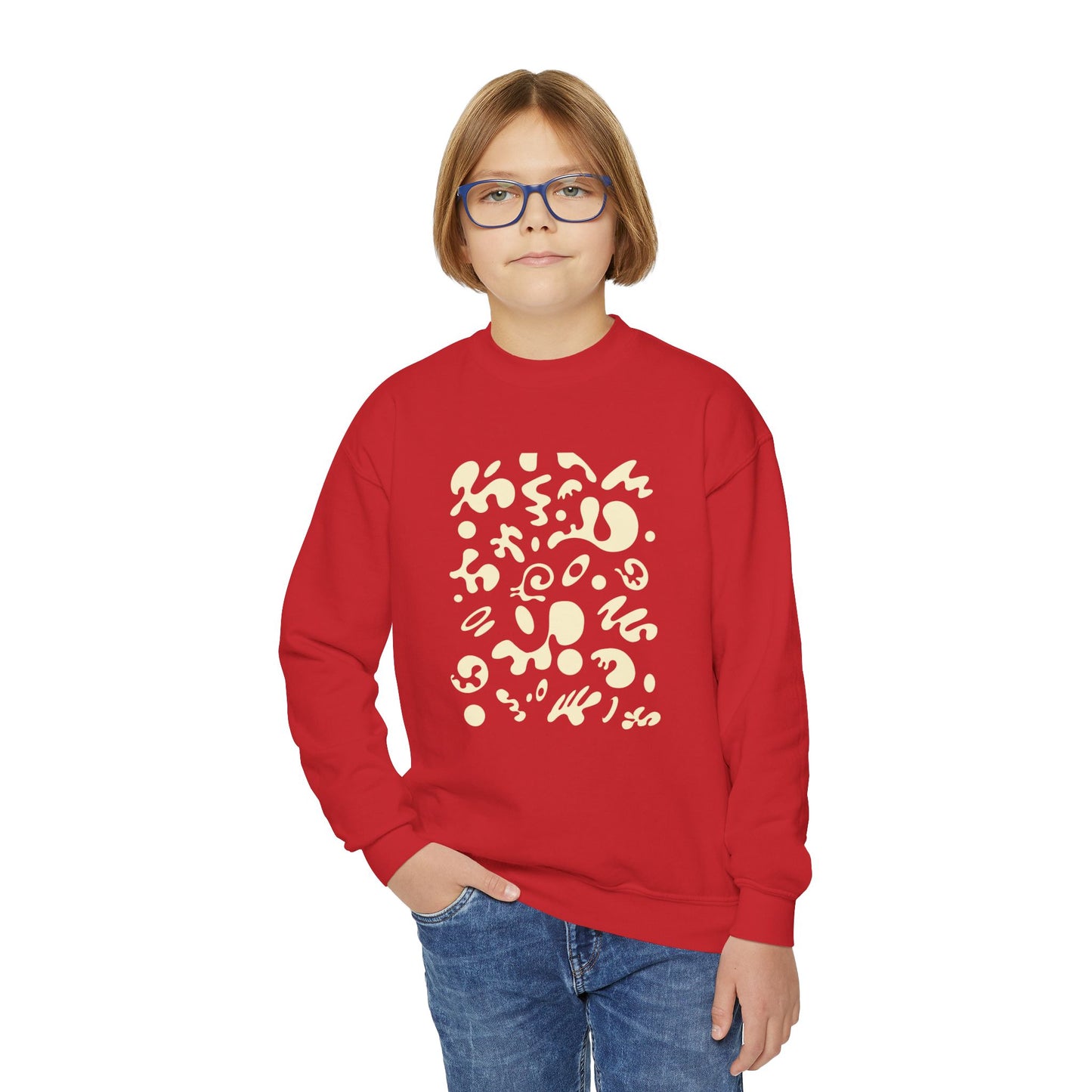 Bright Future Youth Crewneck Sweatshirt - Blank Page