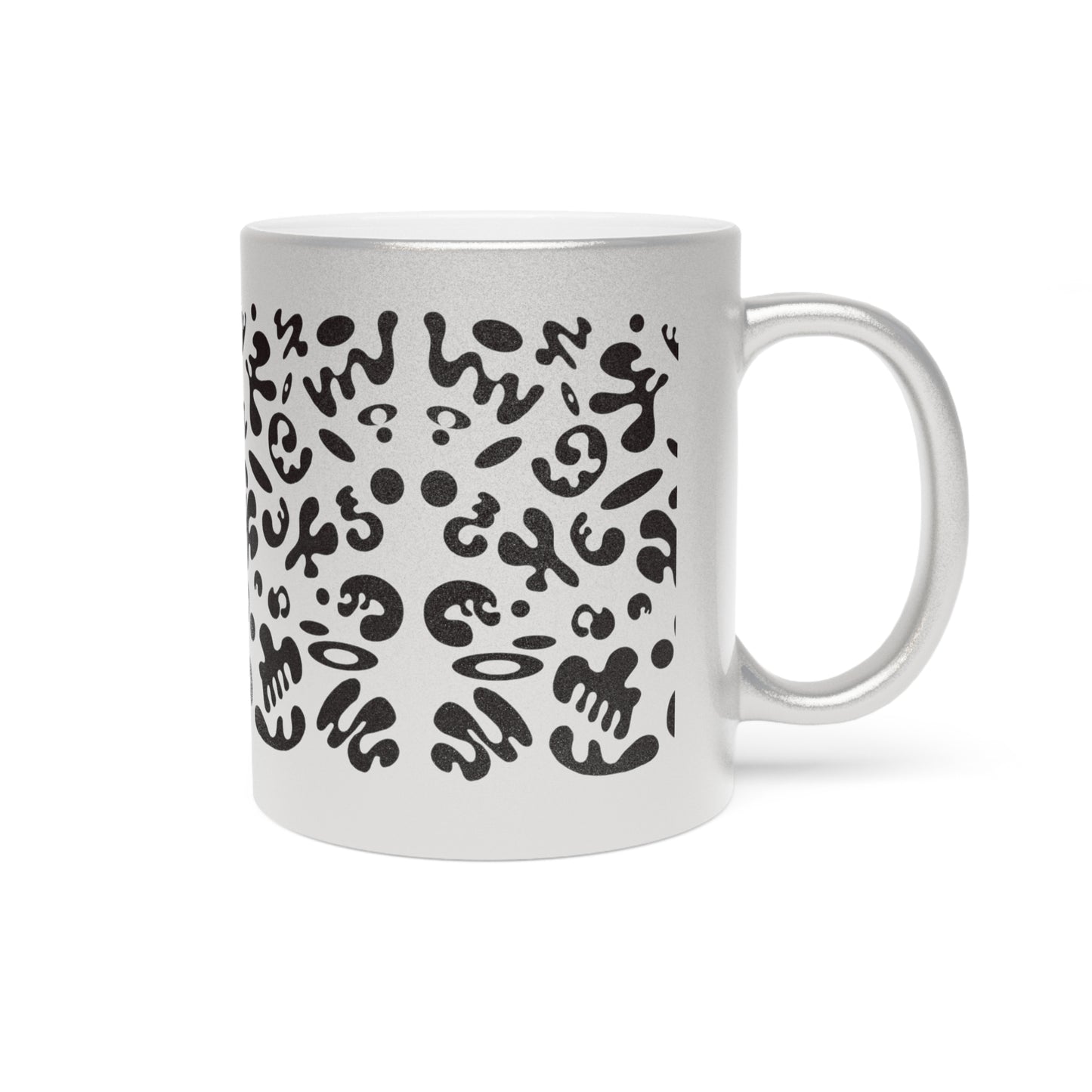 Mirror Work Metallic Mug (Silver\Gold)