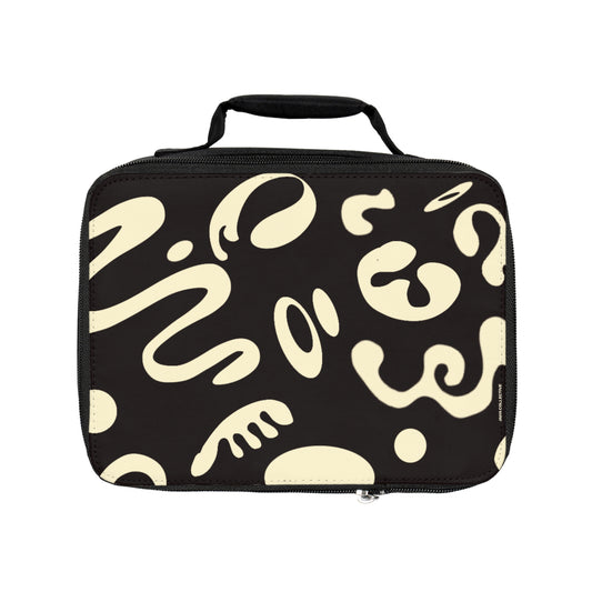 Nourish'd Lunch Bag w Handle - Smoke Signal Black