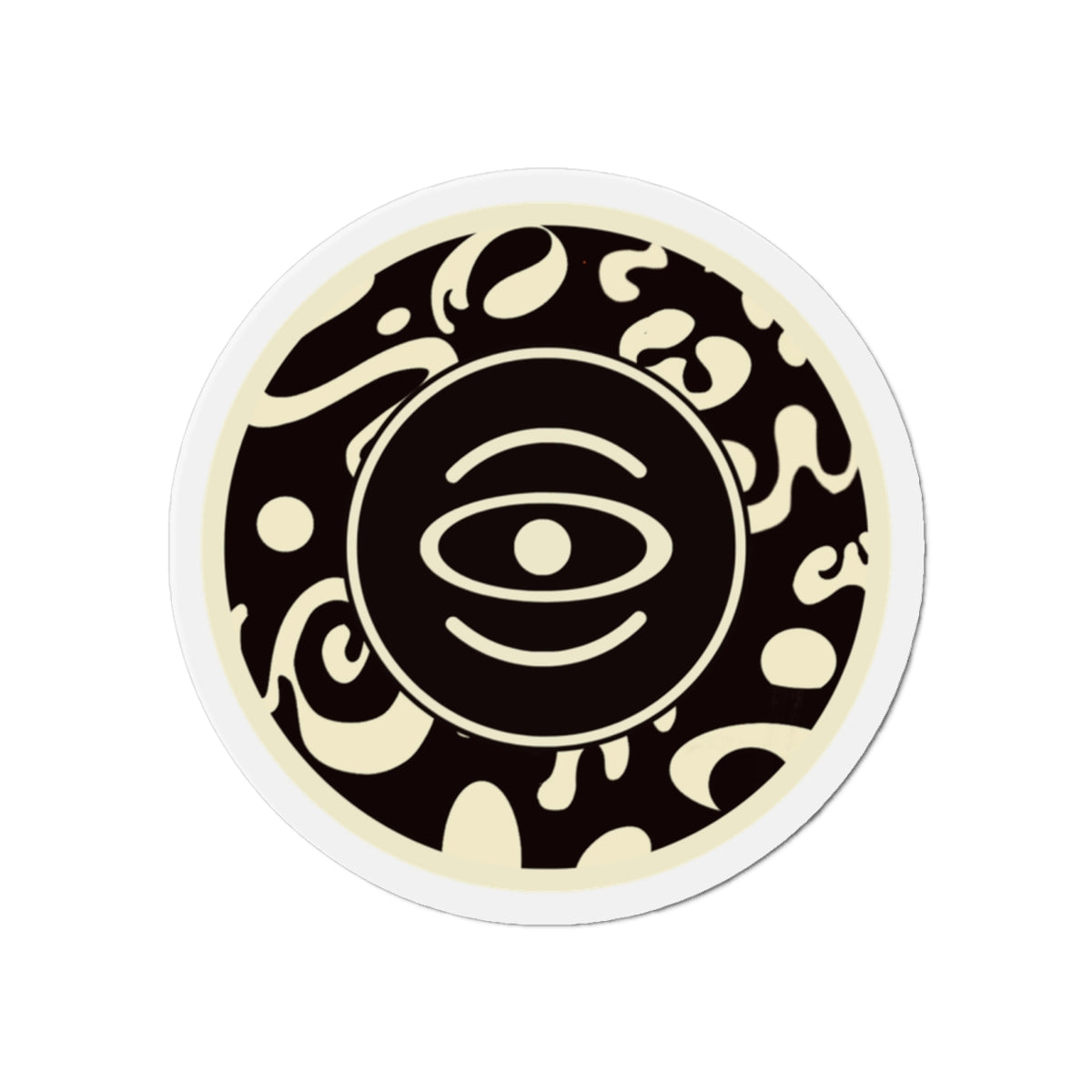 Adorn'd Color Logo Die Cut Magnet - Smoke Signal