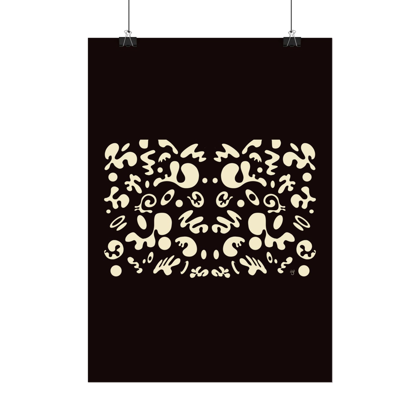 Mirror Work Rolled Poster (Portrait) - Smoke Signal