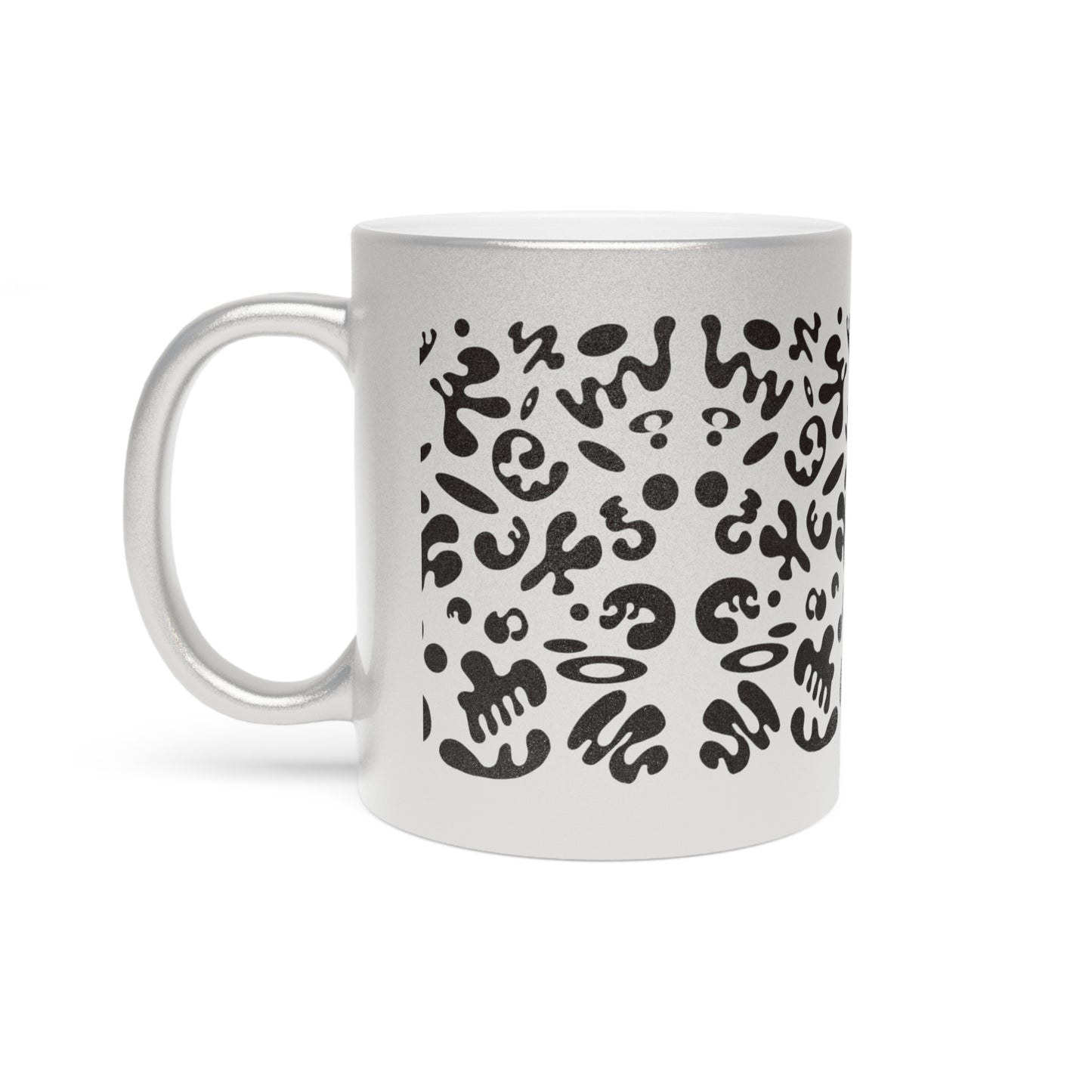 Mirror Work Metallic Mug (Silver\Gold)