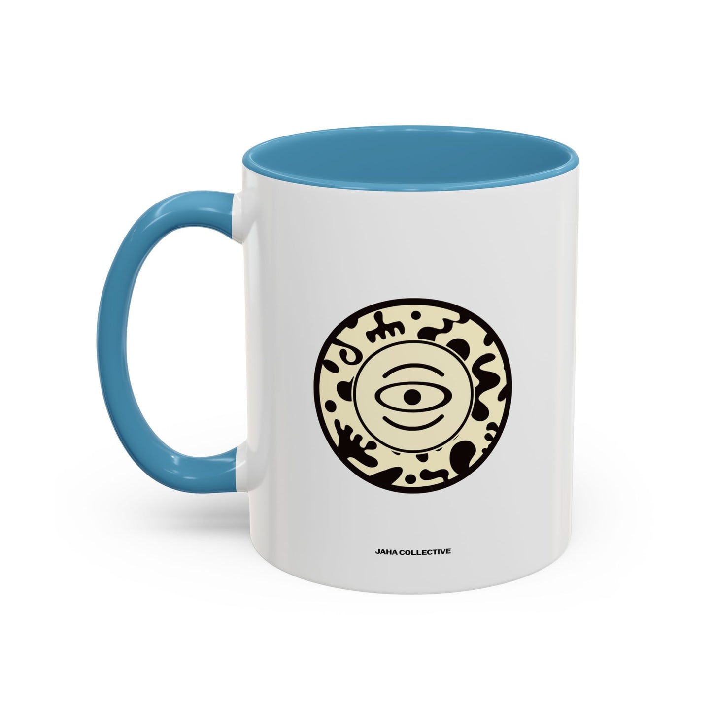 Adorn'd Color Logo Accent Coffee Mug (11, 15oz) - Blank Page