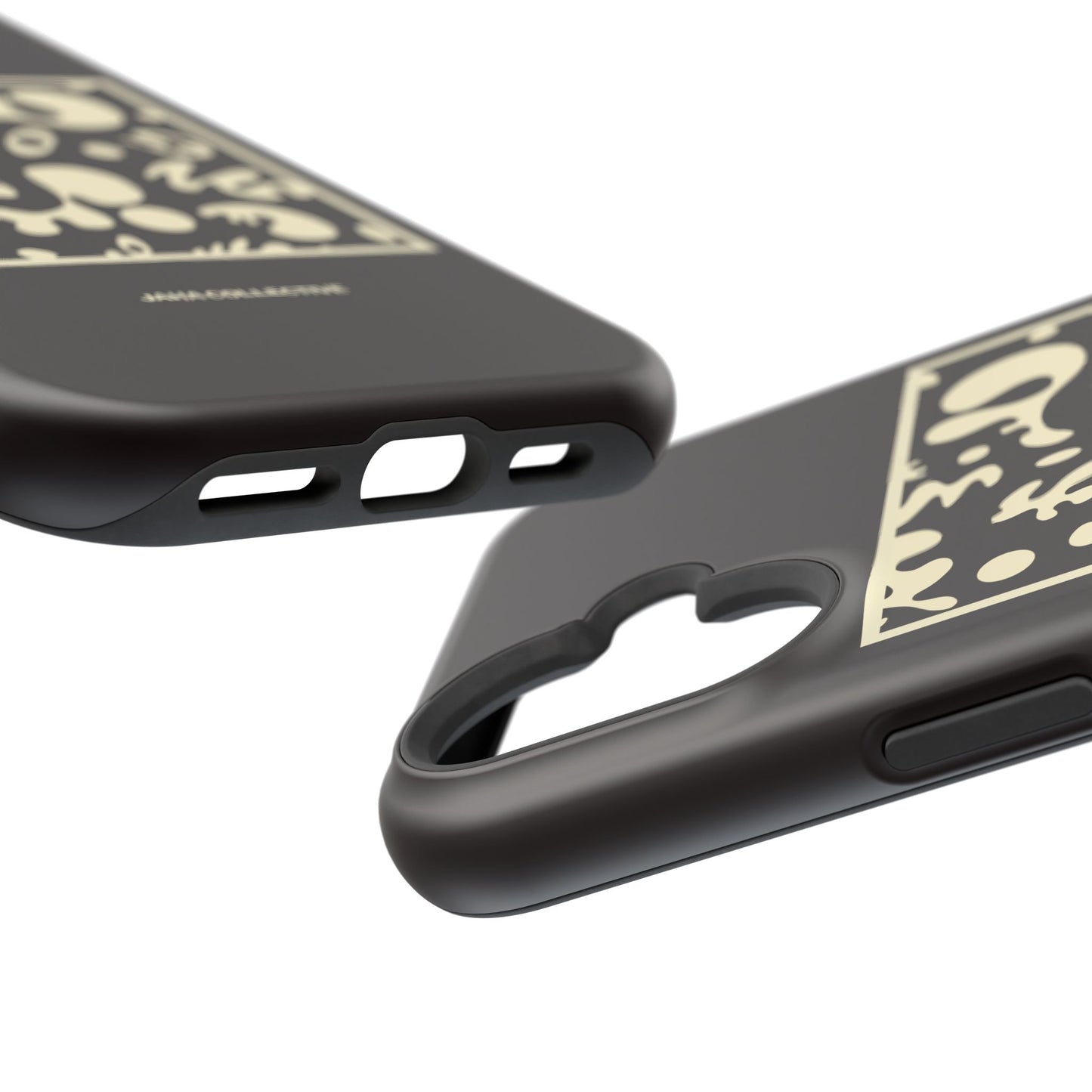 Adorn'd Minimalist Square MagSafe Tough Case - Smoke Signal