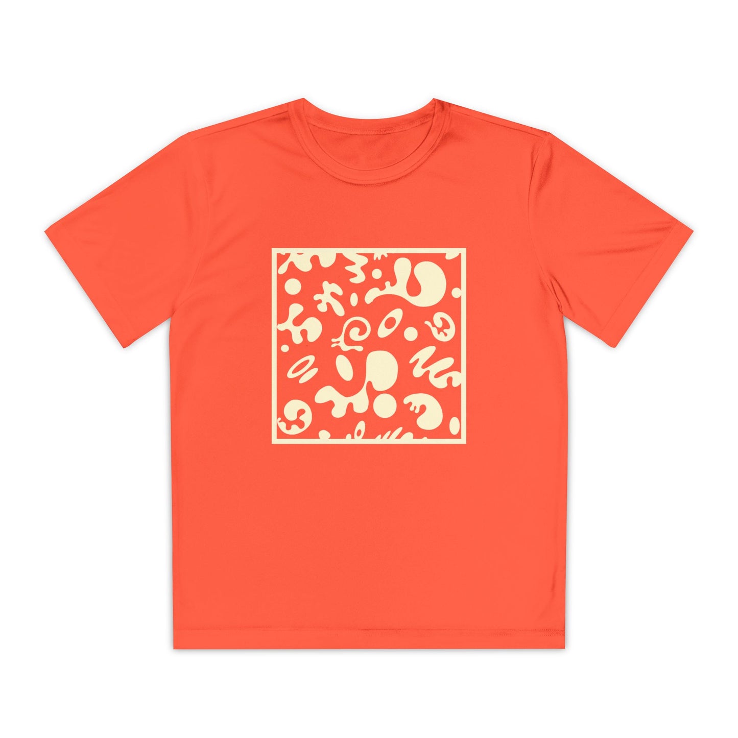 Adorn'd Youth Competitor Graphic Tee - Blank Page White