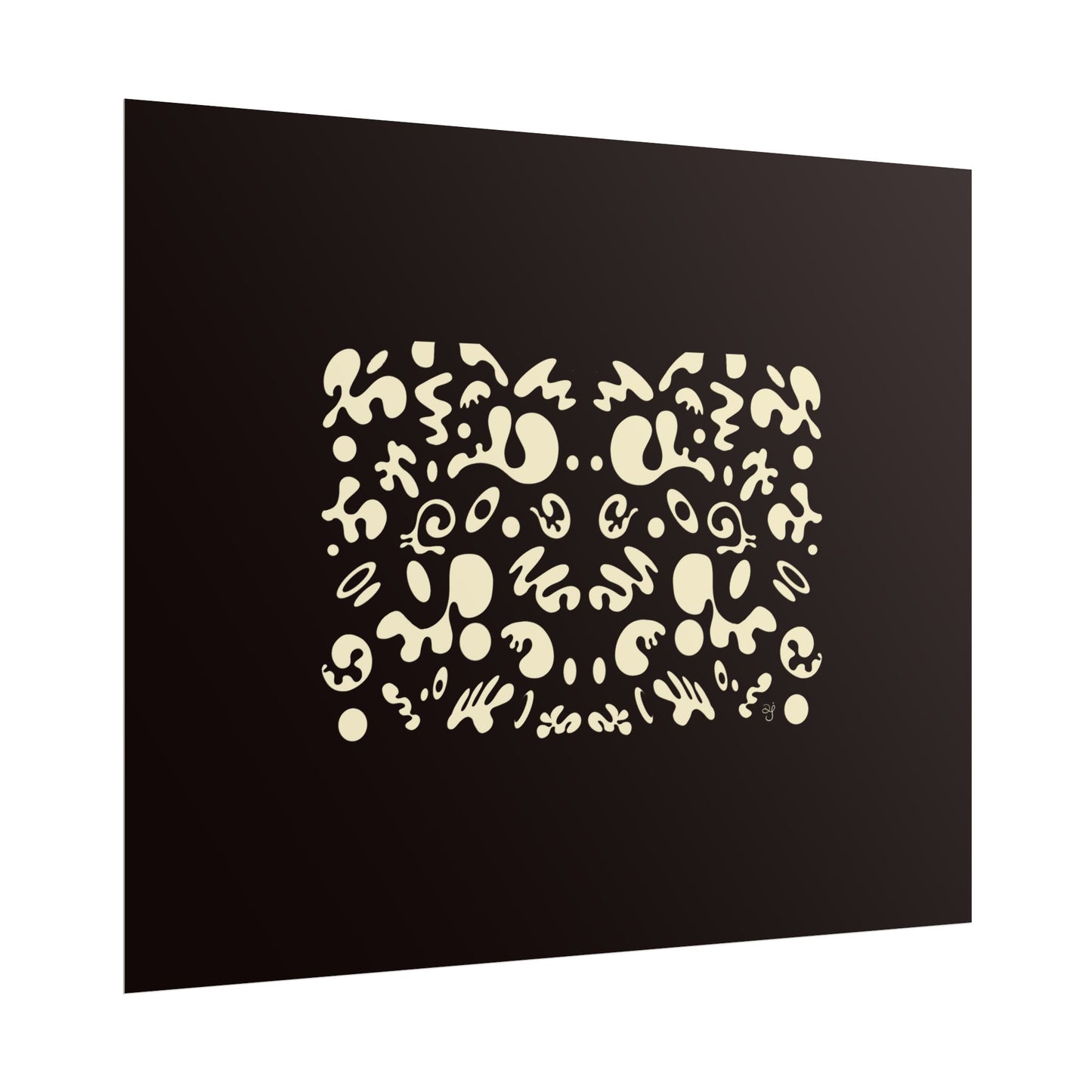 Mirror Work Rolled Poster (Landscape) - Smoke Signal