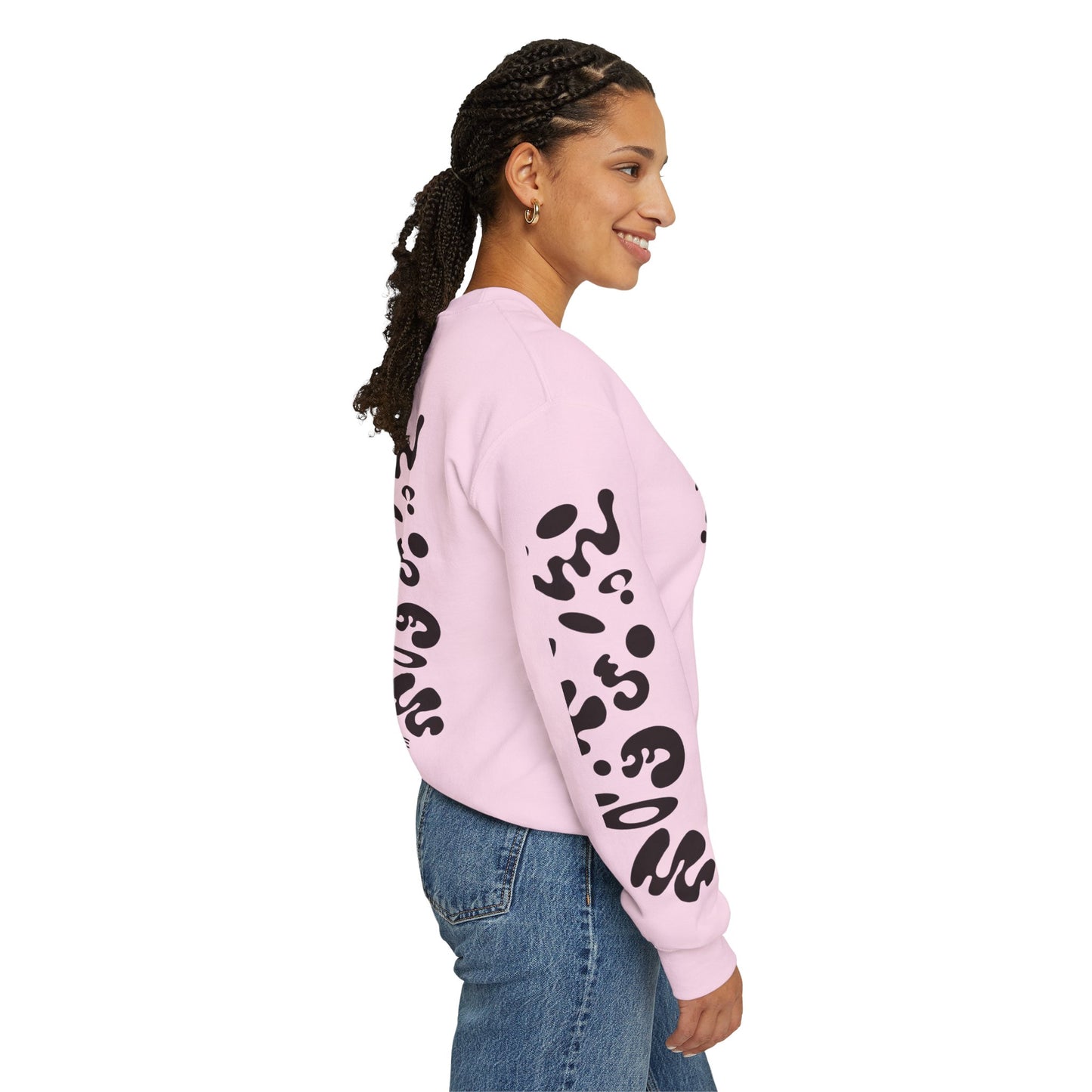 Pure Imagination Unisex Heavy Blend™ Crewneck Sweatshirt- Smoke Signal Black Print