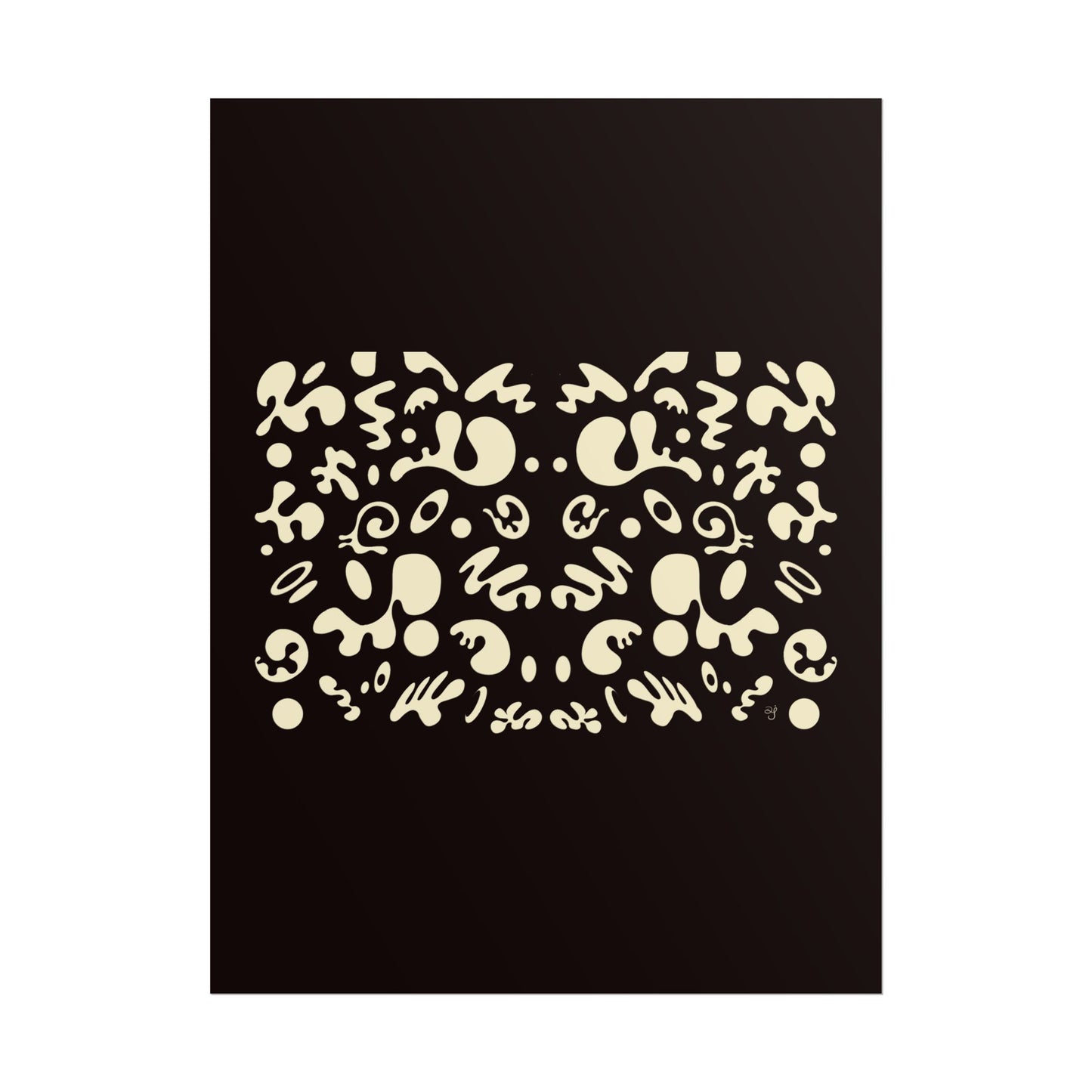 Mirror Work Rolled Poster (Portrait) - Smoke Signal