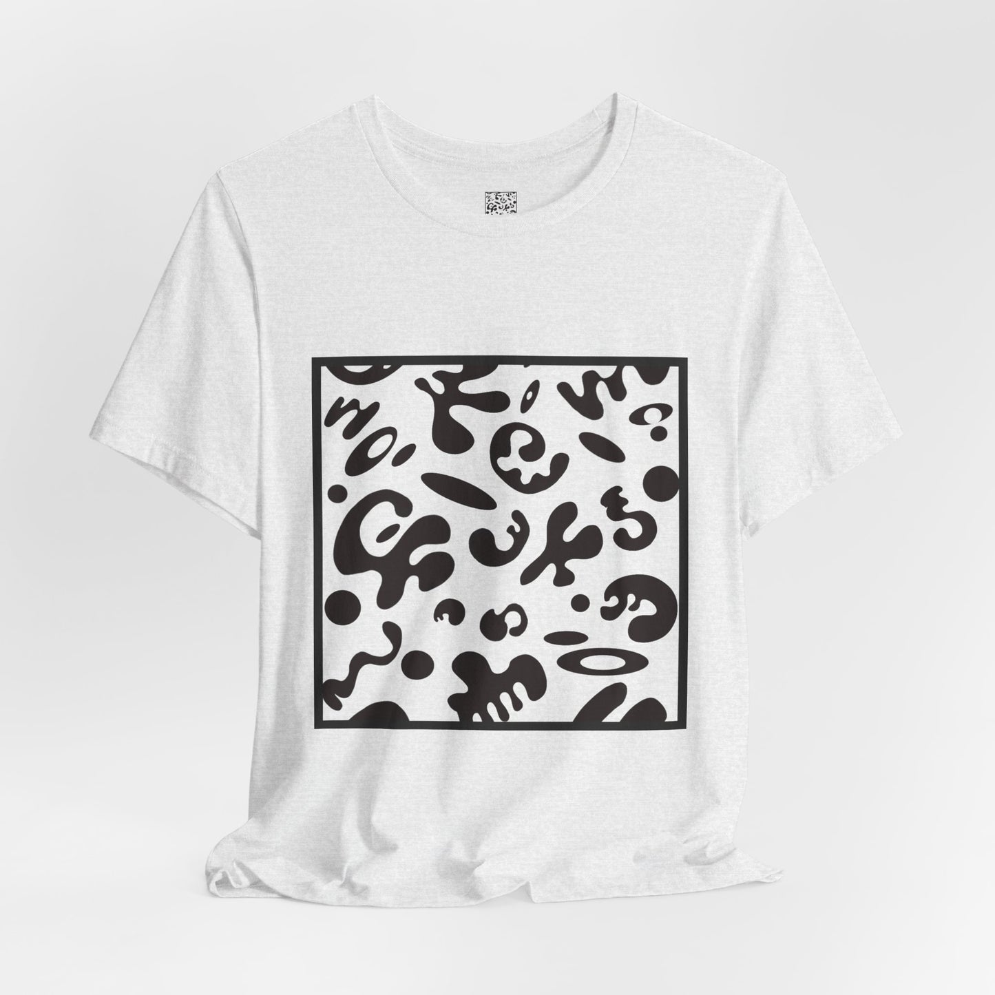 Adorn'd Unisex Jersey Short Sleeve Tee - Smoke Signal Black Print