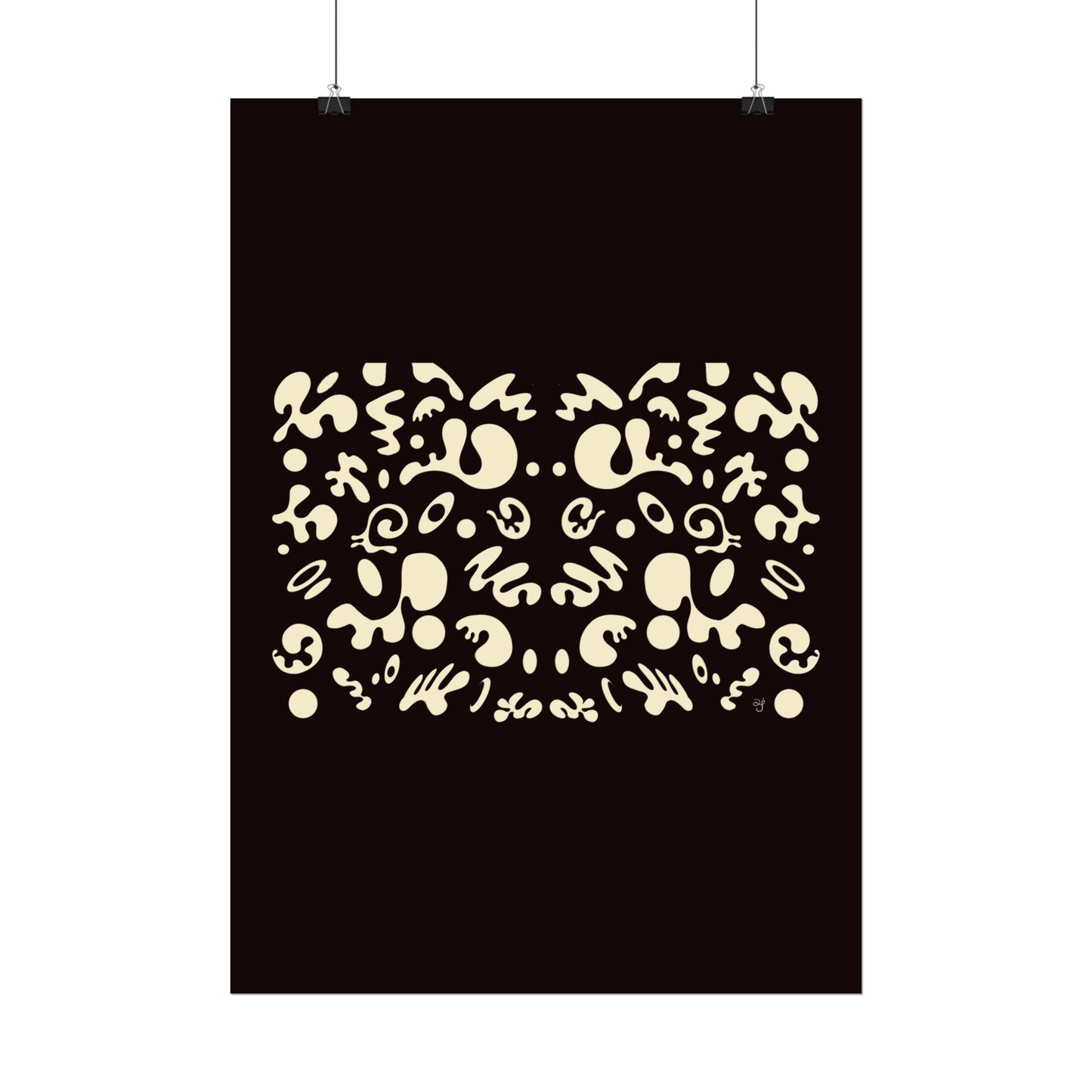 Mirror Work Rolled Poster (Portrait) - Smoke Signal