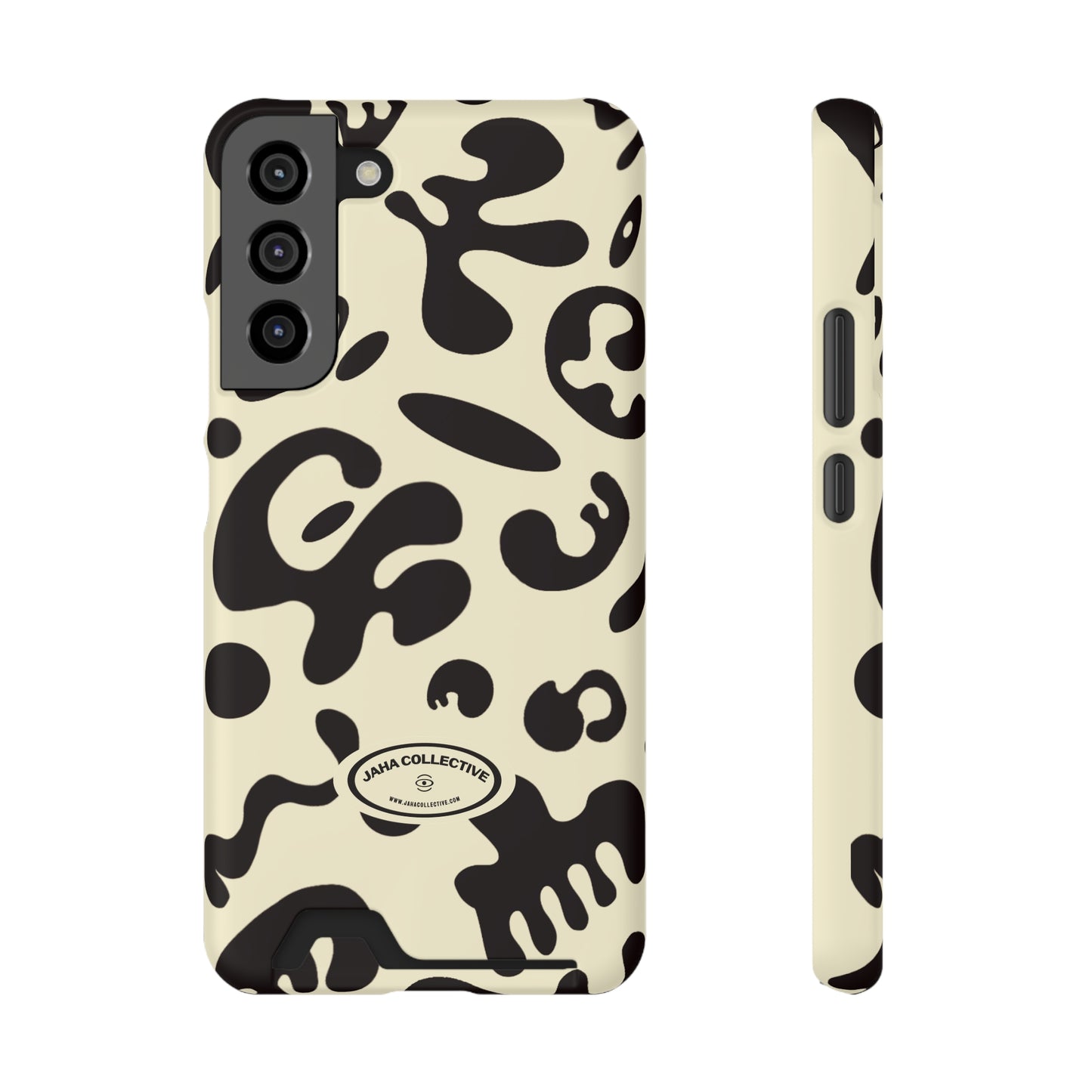 Pure Imagination Phone Case w Card Holder - Blank Page White