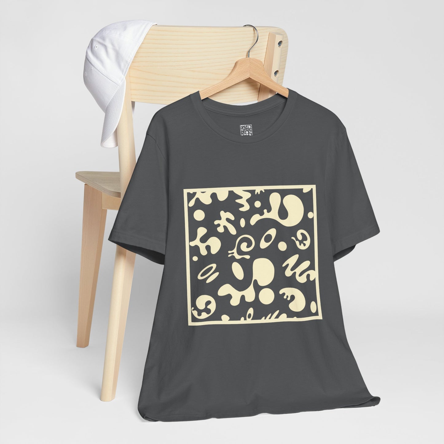 Adorn'd Unisex Jersey Short Sleeve Tee - Blank Page White Print