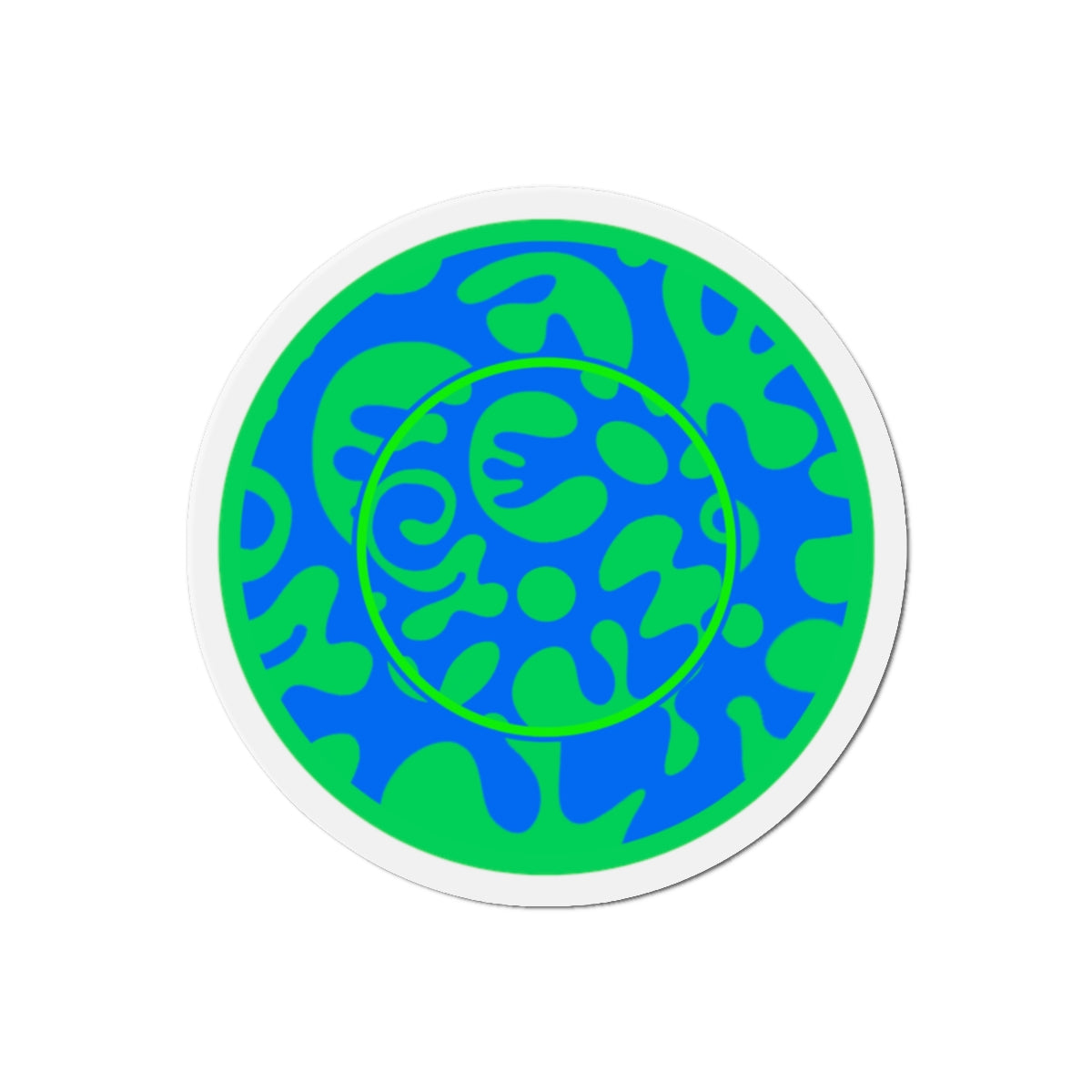 Adorn'd Color Die Cut Magnet - Tide Pool