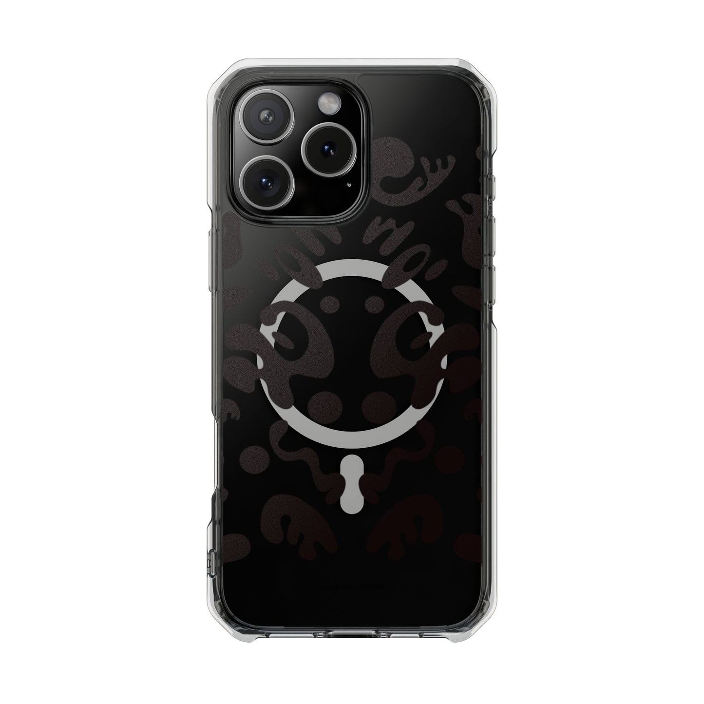 Mirror Work Clear MagSafe Impact Case - Smoke Signal Black