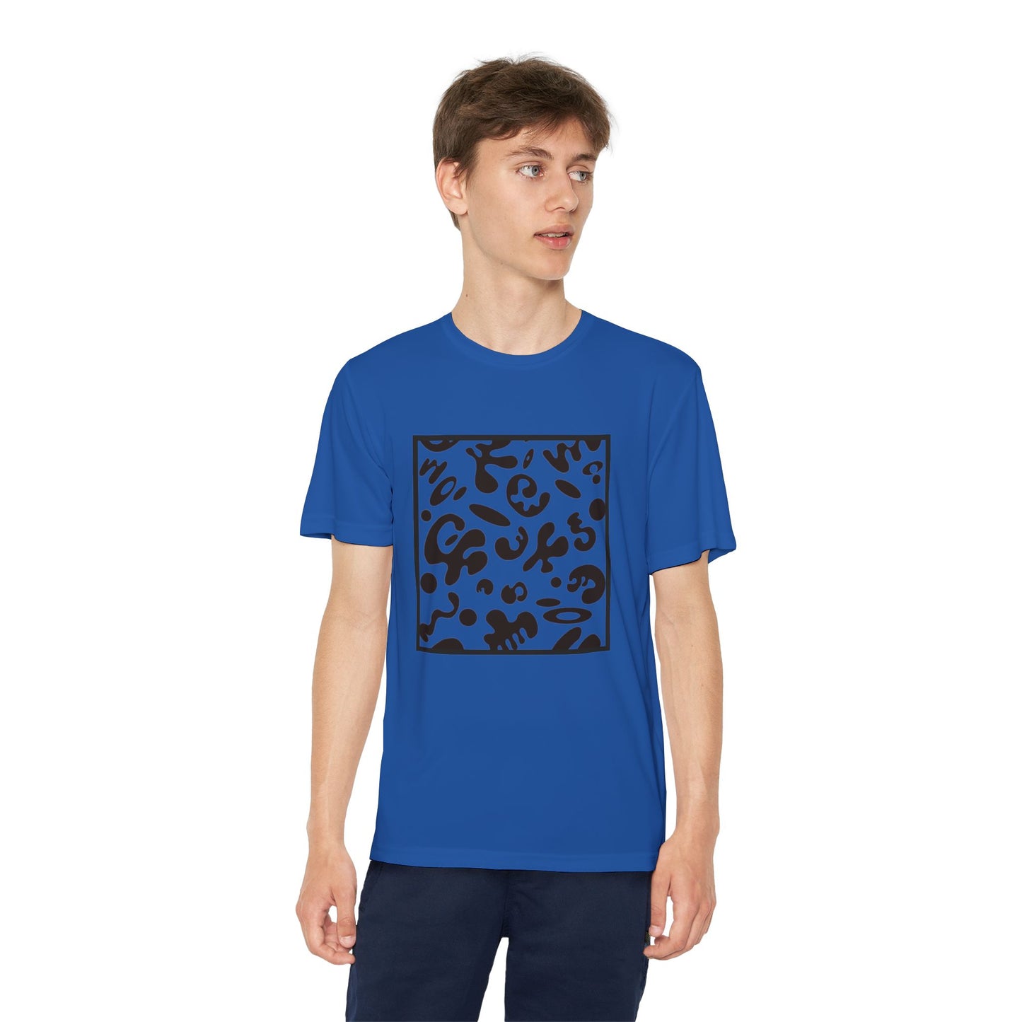Adorn'd Youth Competitor Graphic Tee - Smoke Signal Black