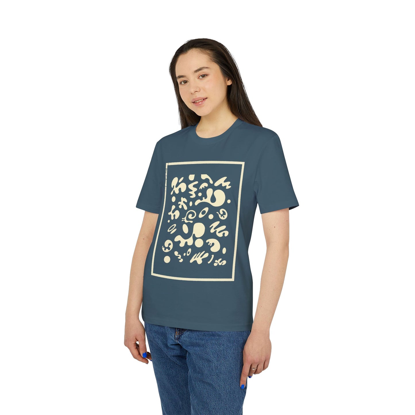 Deep Dream Unisex T-shirt - Blank Page White