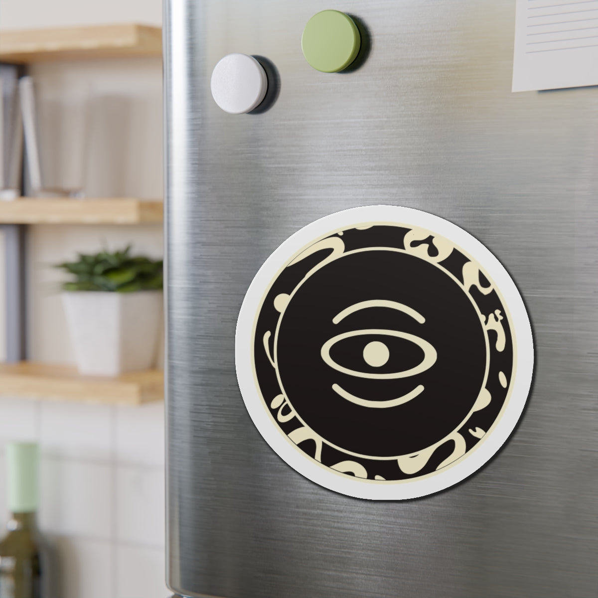 Adorn'd Logo Die Cut Magnet - Smoke Signal