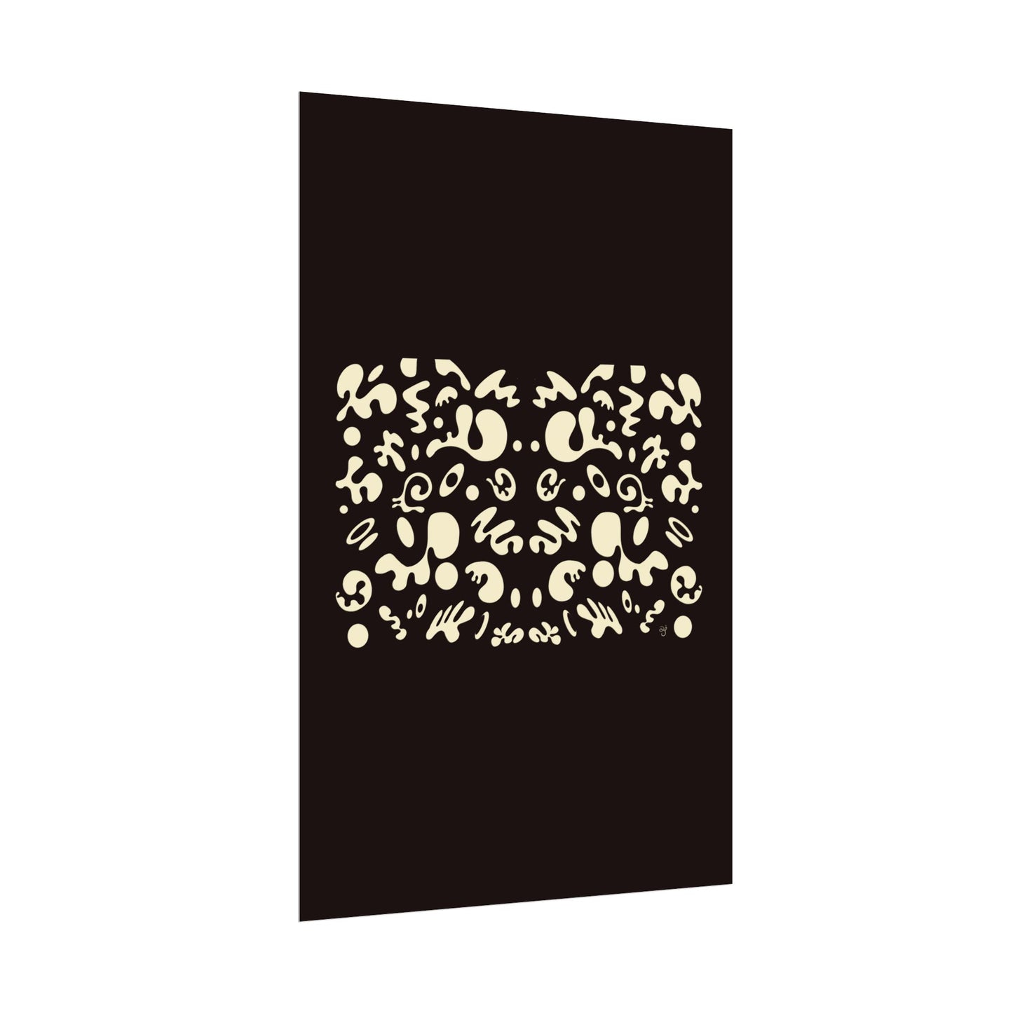 Mirror Work Rolled Poster (Portrait) - Smoke Signal