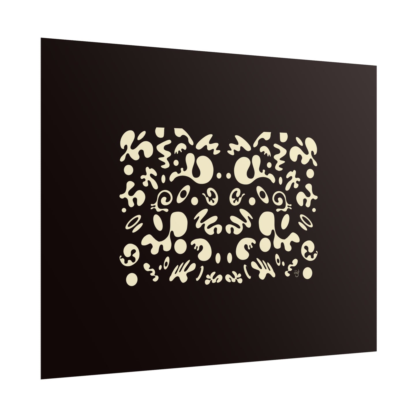 Mirror Work Rolled Poster (Landscape) - Smoke Signal