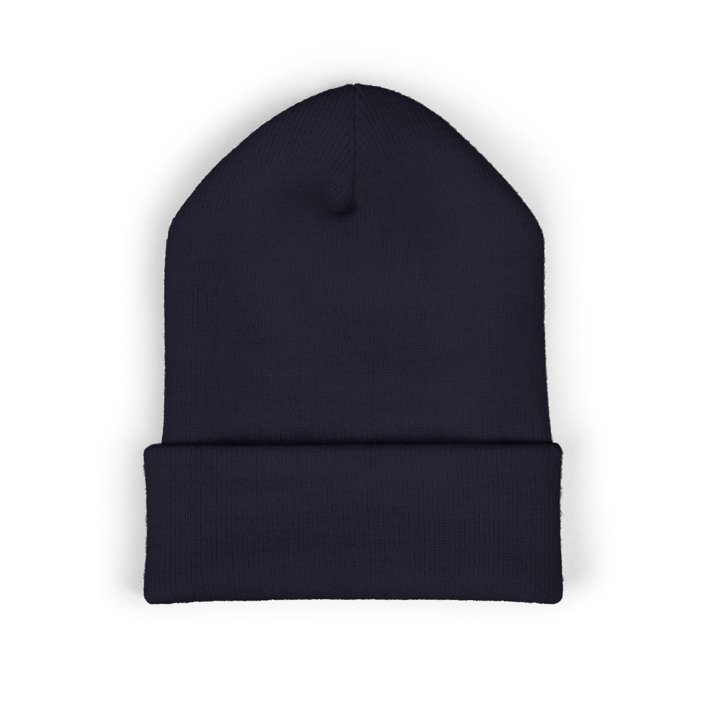 Pure Imagination Embroidered Classic Cuffed Beanie - Starlight White