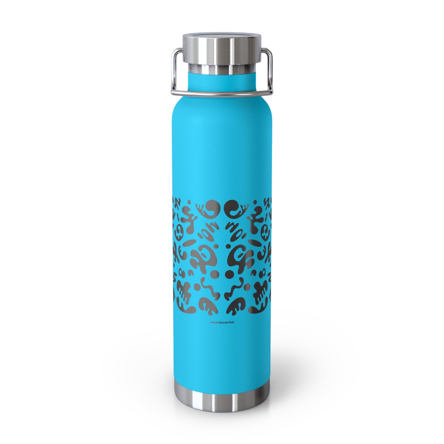 Mirror Work Copper Vacuum Insulated Water Bottle (22oz) - Smoke Signal Black