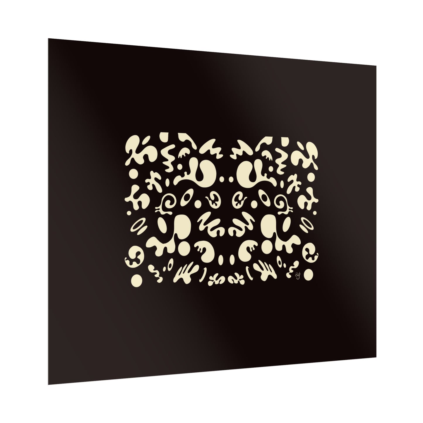 Mirror Work Rolled Poster (Landscape) - Smoke Signal