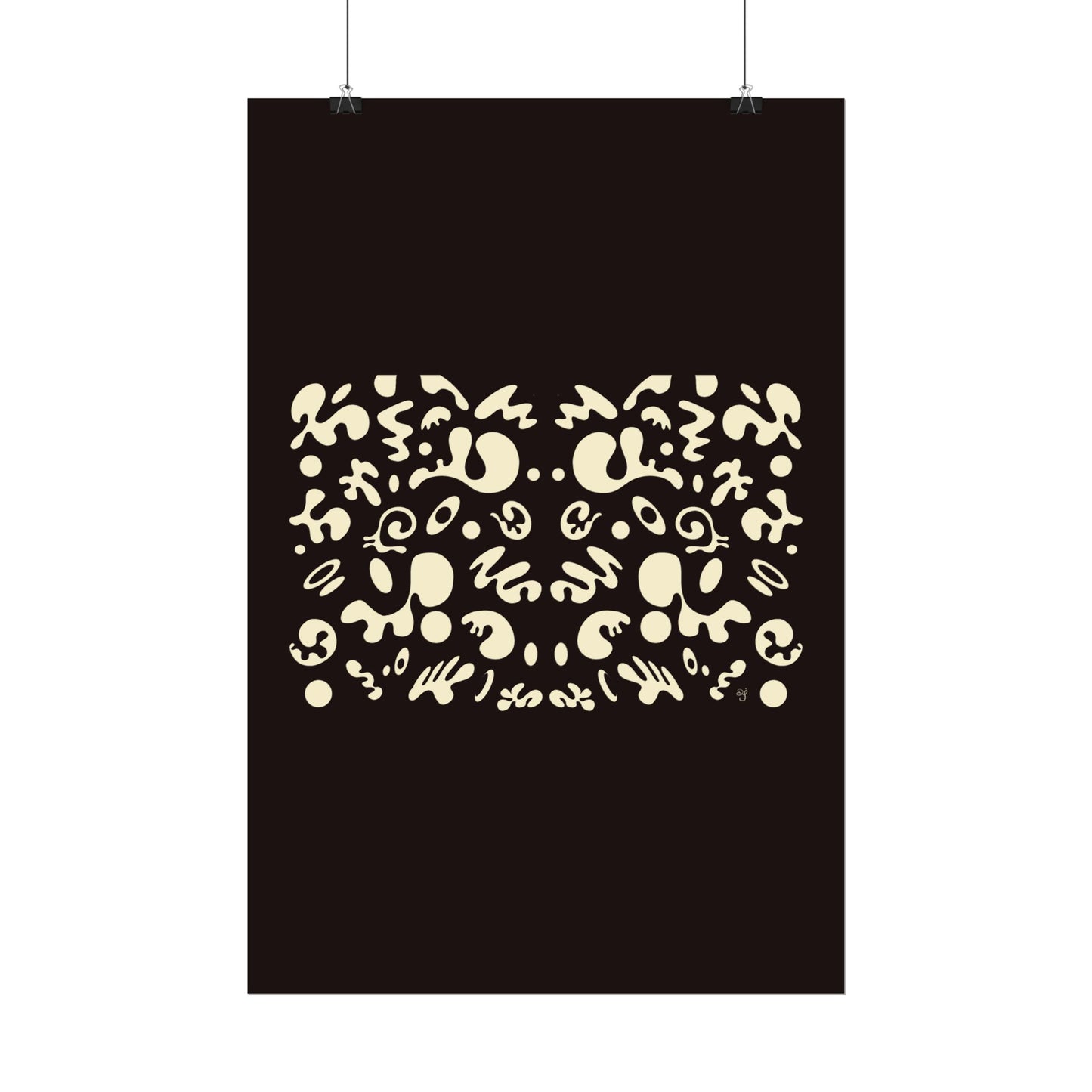 Mirror Work Rolled Poster (Portrait) - Smoke Signal