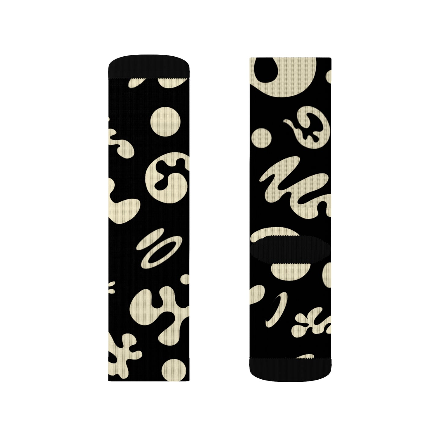 Pure Imagination Print Socks - Smoke Signal Black