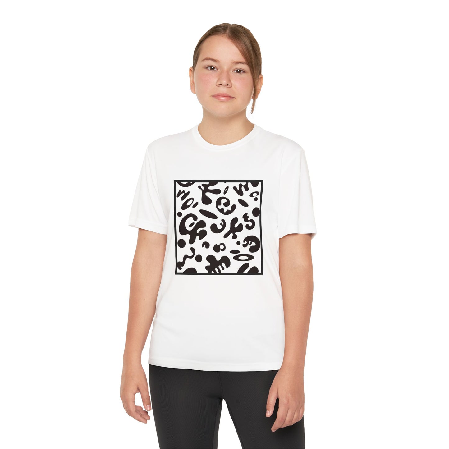 Adorn'd Youth Competitor Graphic Tee - Smoke Signal Black
