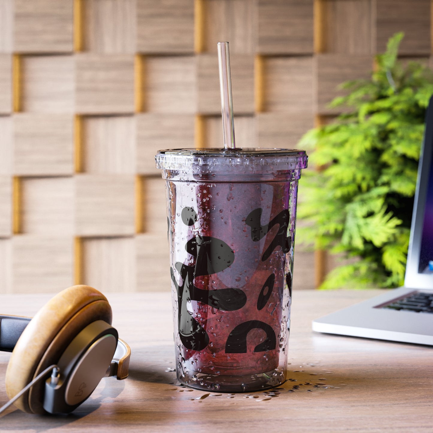 Nourish'd Acrylic Cup - Smoke Signal Black