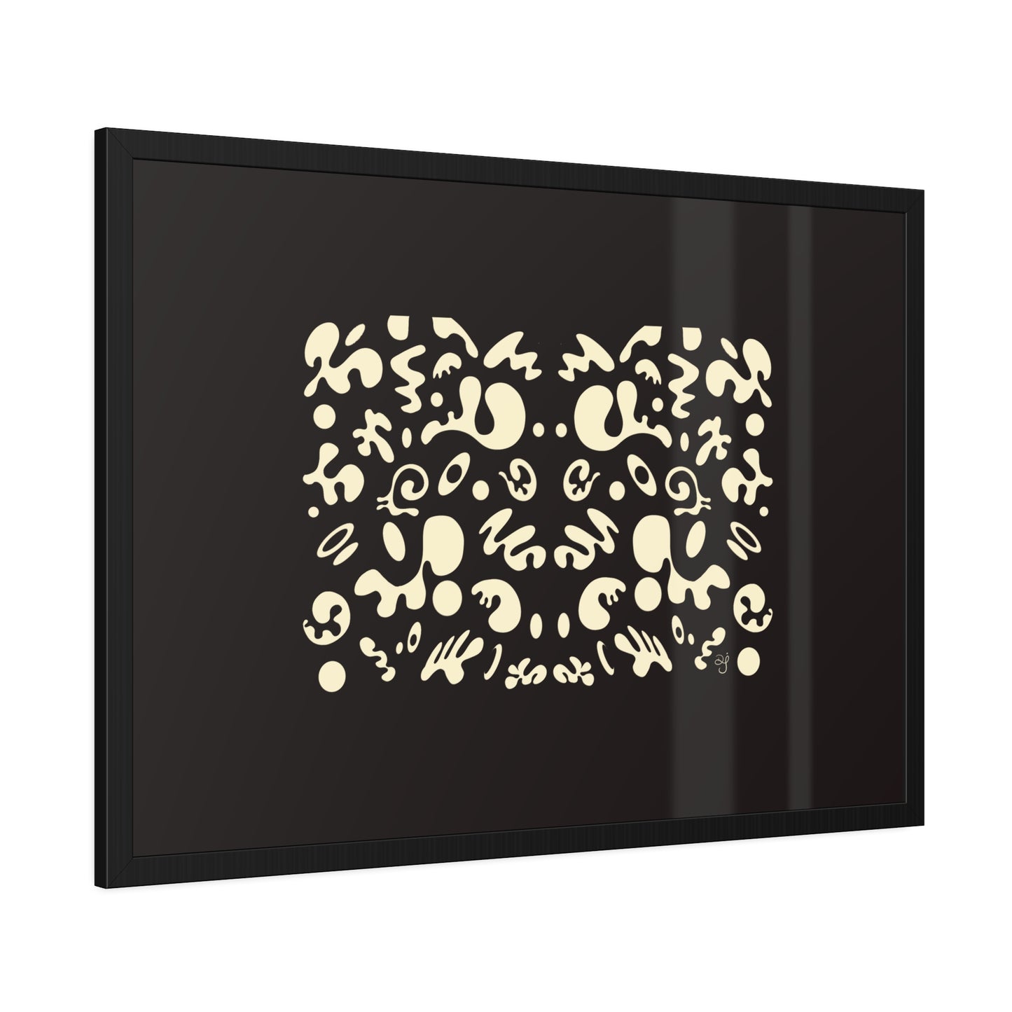 Mirror Work Framed Rolled Poster - Smoke Signal