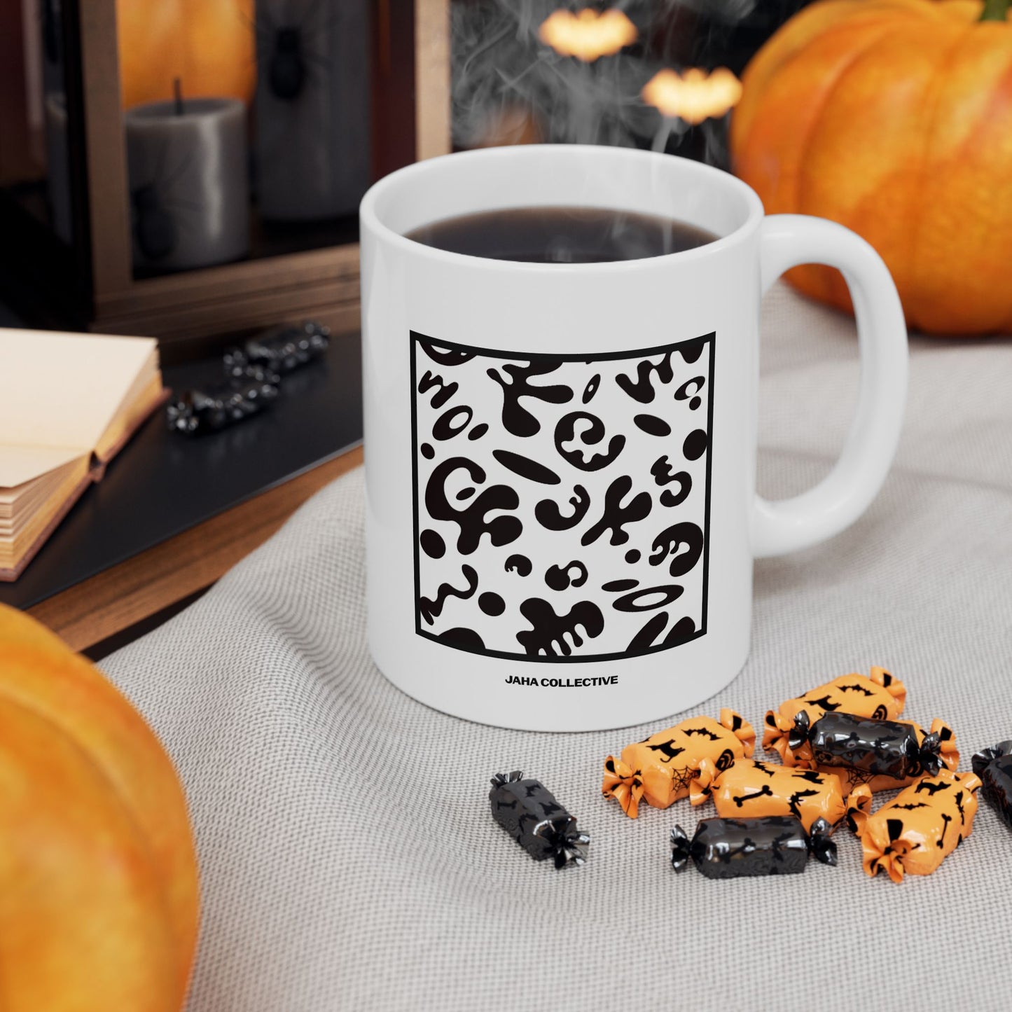 Adorn'd Minimalist Square White Ceramic Mug