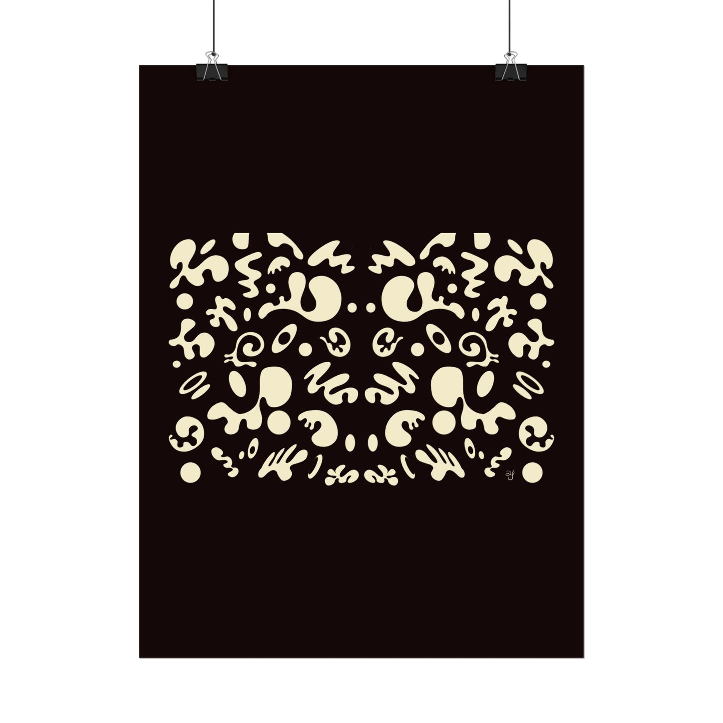 Mirror Work Rolled Poster (Portrait) - Smoke Signal