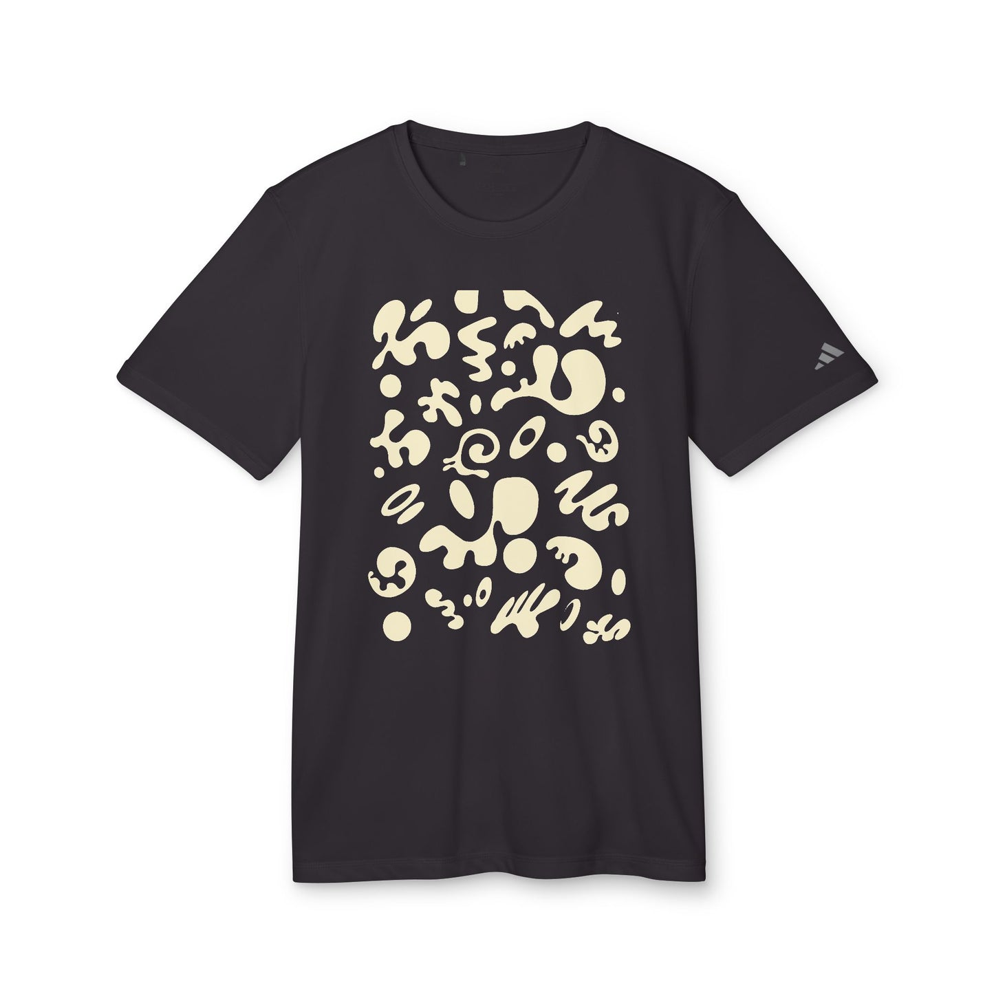 Pure Imagination Adidas Unisex Sport T-Shirt - Blank Page White