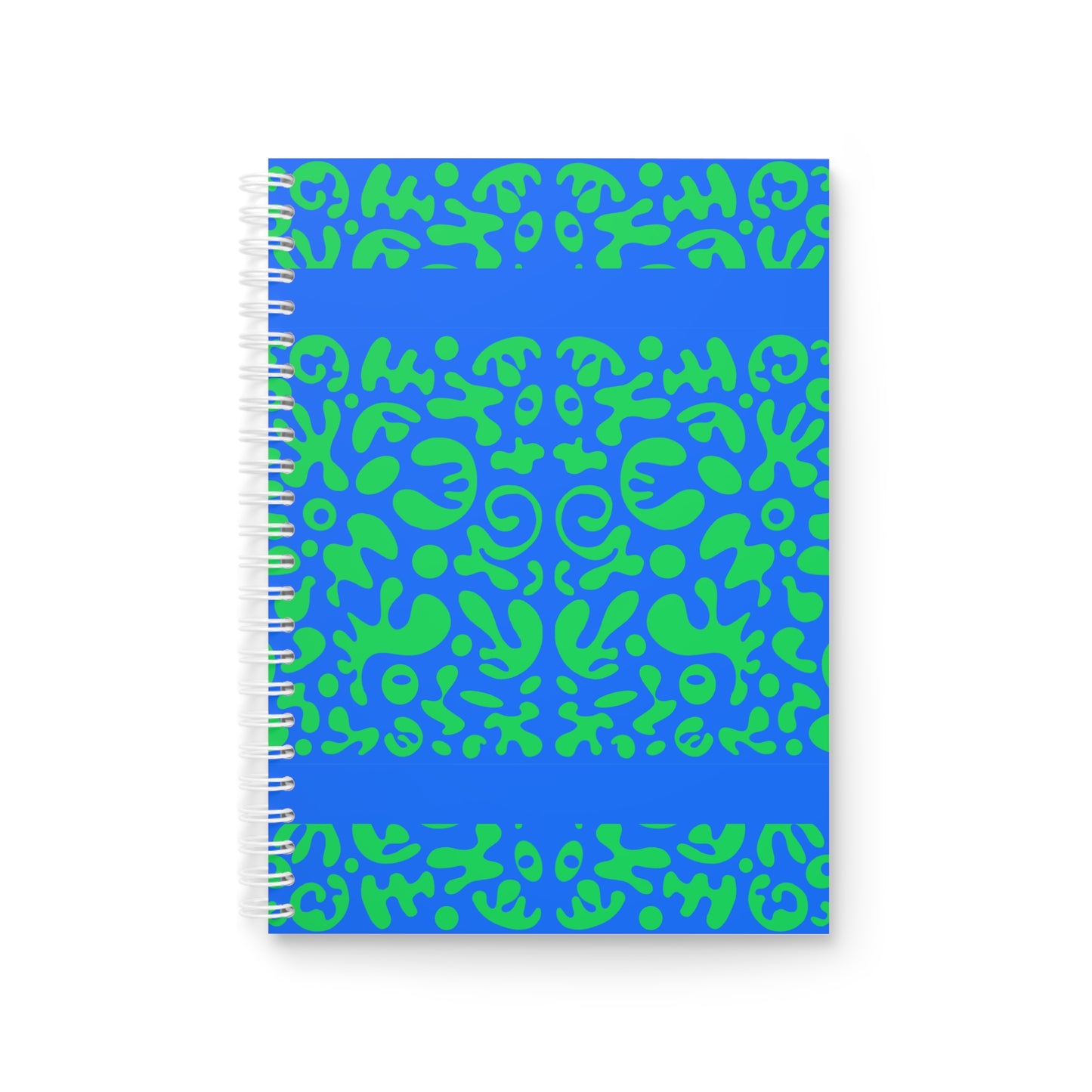 Mirror Work Color Spiral Notebook (Wide Ruled) - Tide Pool