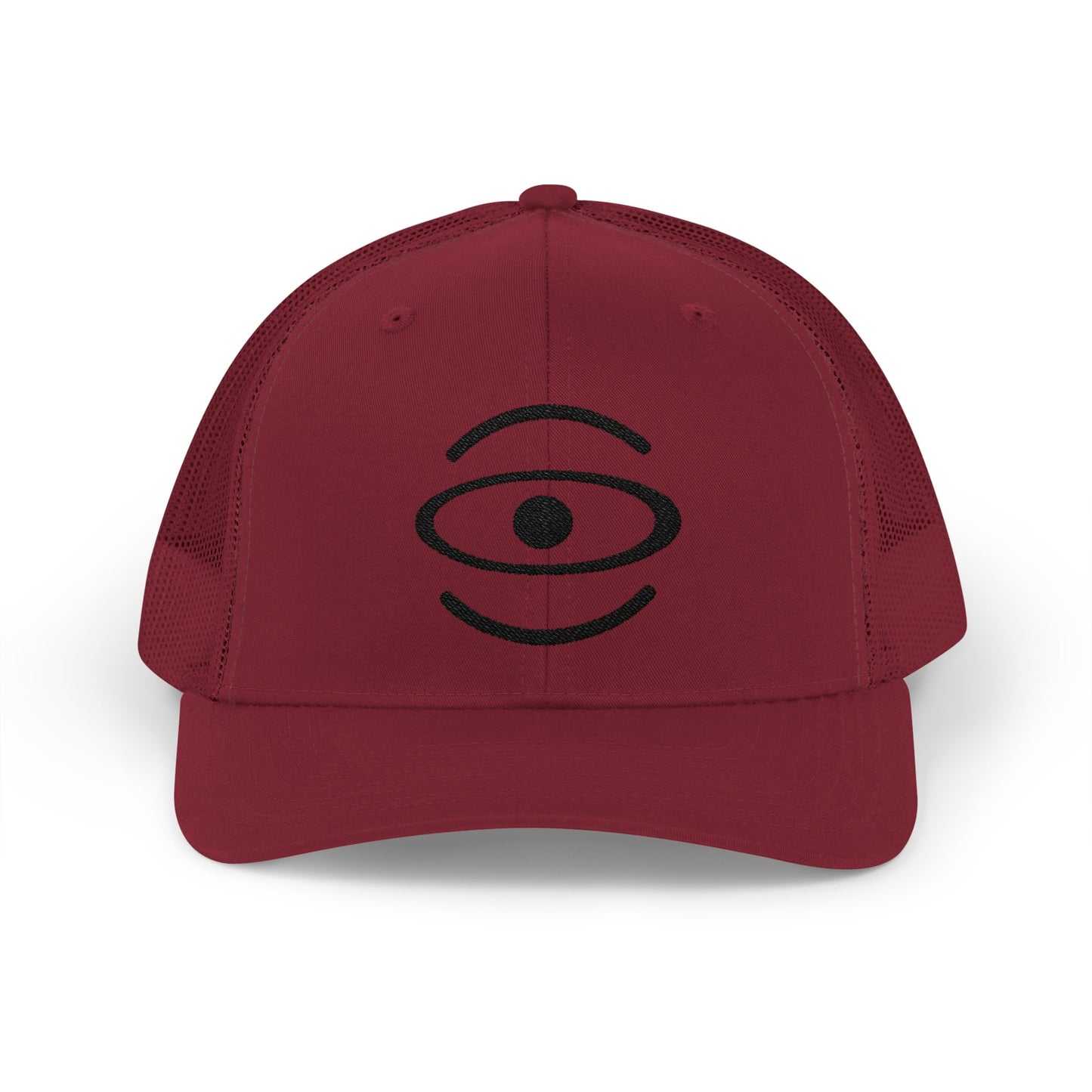 Jaha Logo Embroidered Retro Trucker Hat - Smoke Signal Black