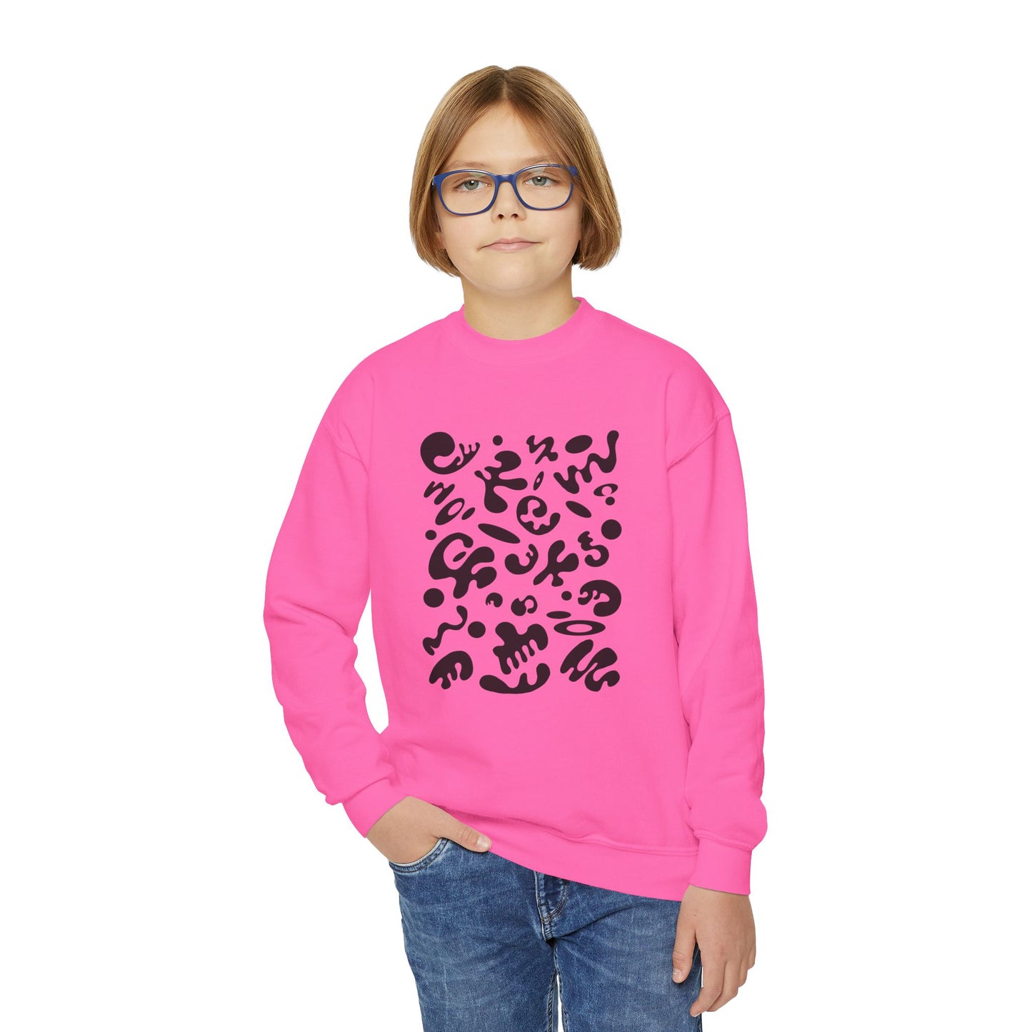 Bright Future Youth Crewneck Sweatshirt - Smoke Signal