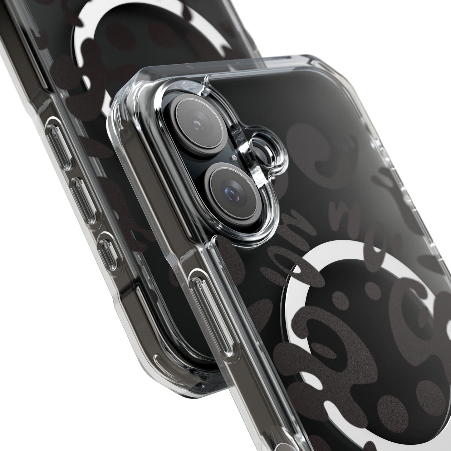 Mirror Work Clear MagSafe Impact Case - Smoke Signal Black