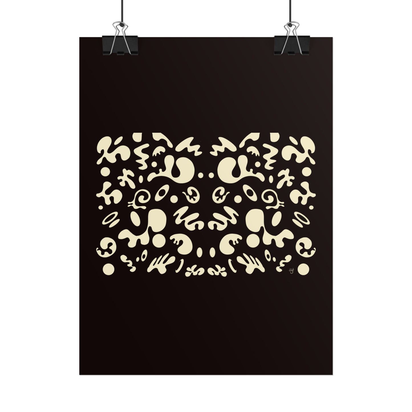 Mirror Work Rolled Poster (Portrait) - Smoke Signal