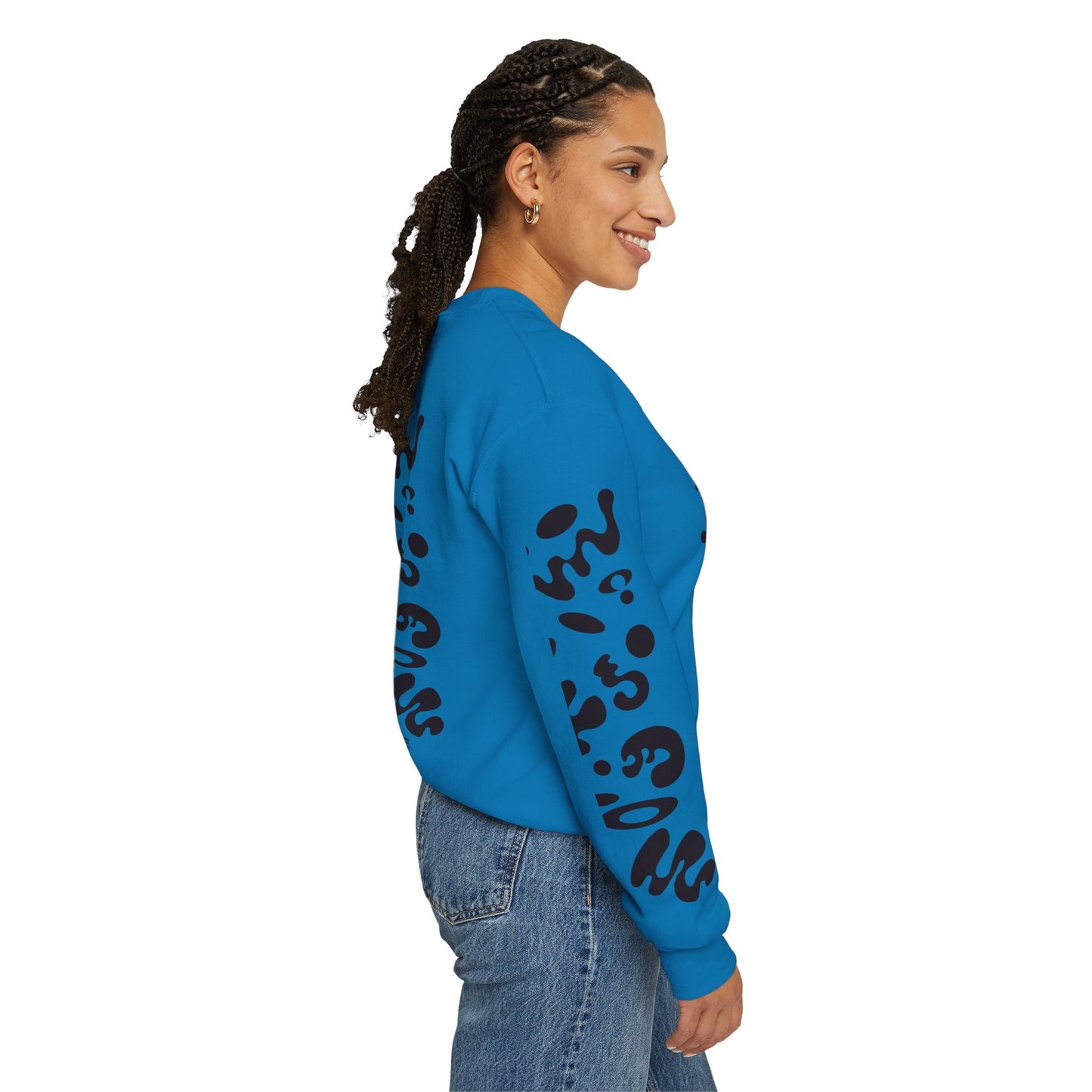 Pure Imagination Unisex Heavy Blend™ Crewneck Sweatshirt- Smoke Signal Black Print