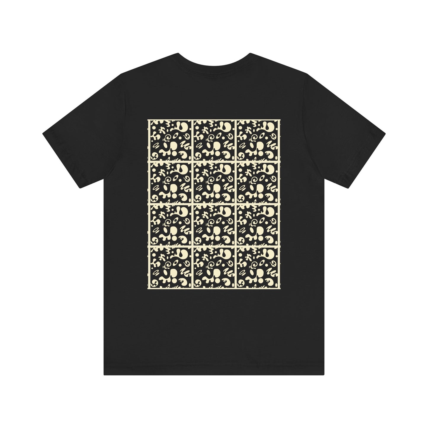 Adorn'd Unisex Jersey Short Sleeve Tee - Blank Page White Print