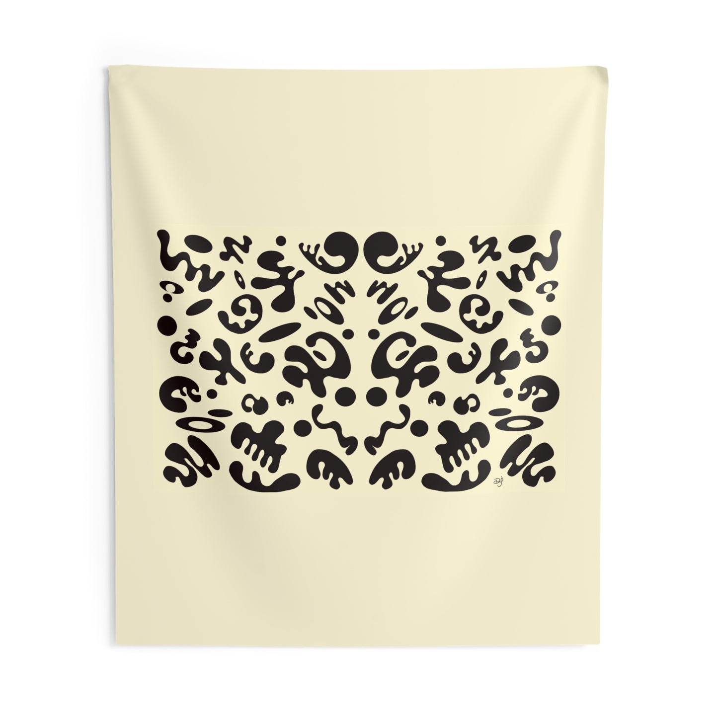 Mirror Work Indoor Wall Tapestry - Blank Page