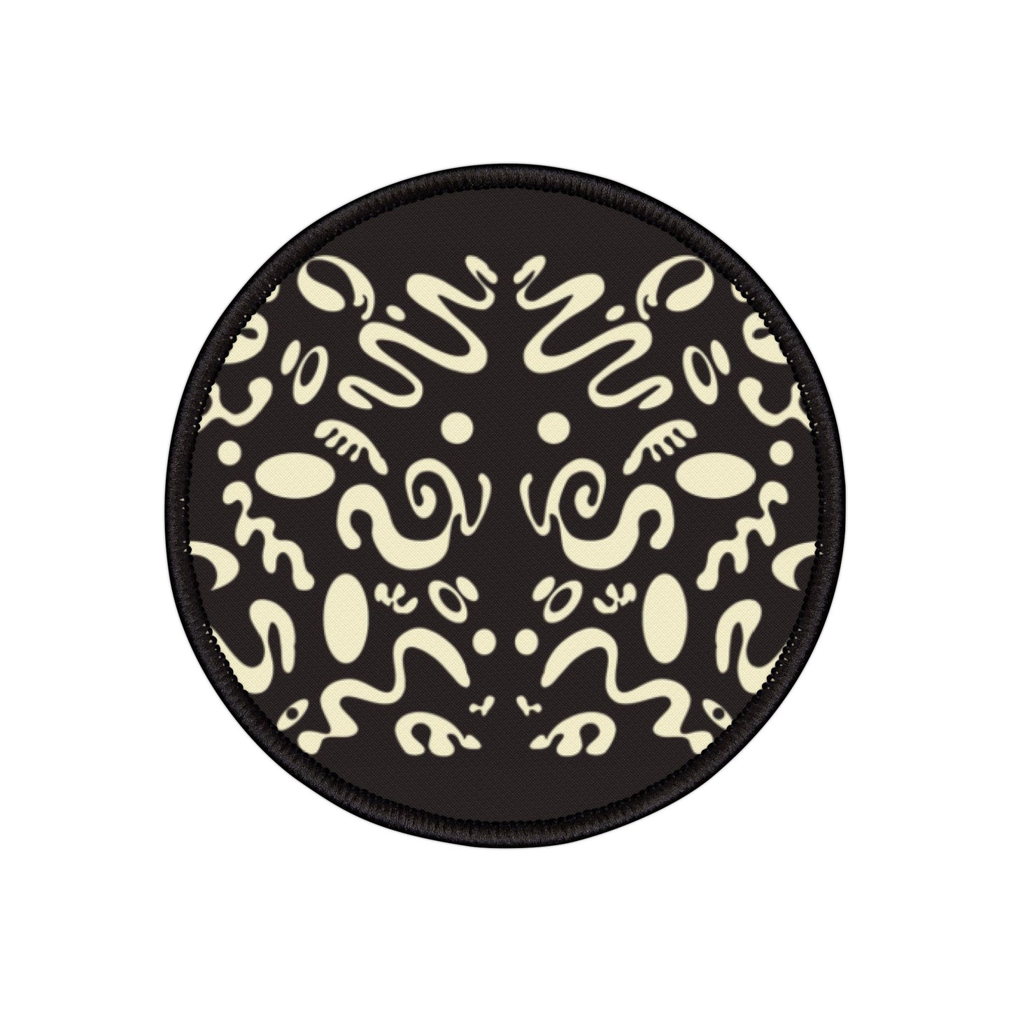 Mirror Work Color Vibrant Iron-On Patches - Smoke Signal