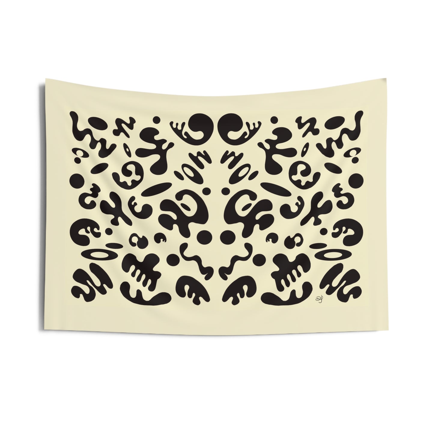 Mirror Work Indoor Wall Tapestry - Blank Page
