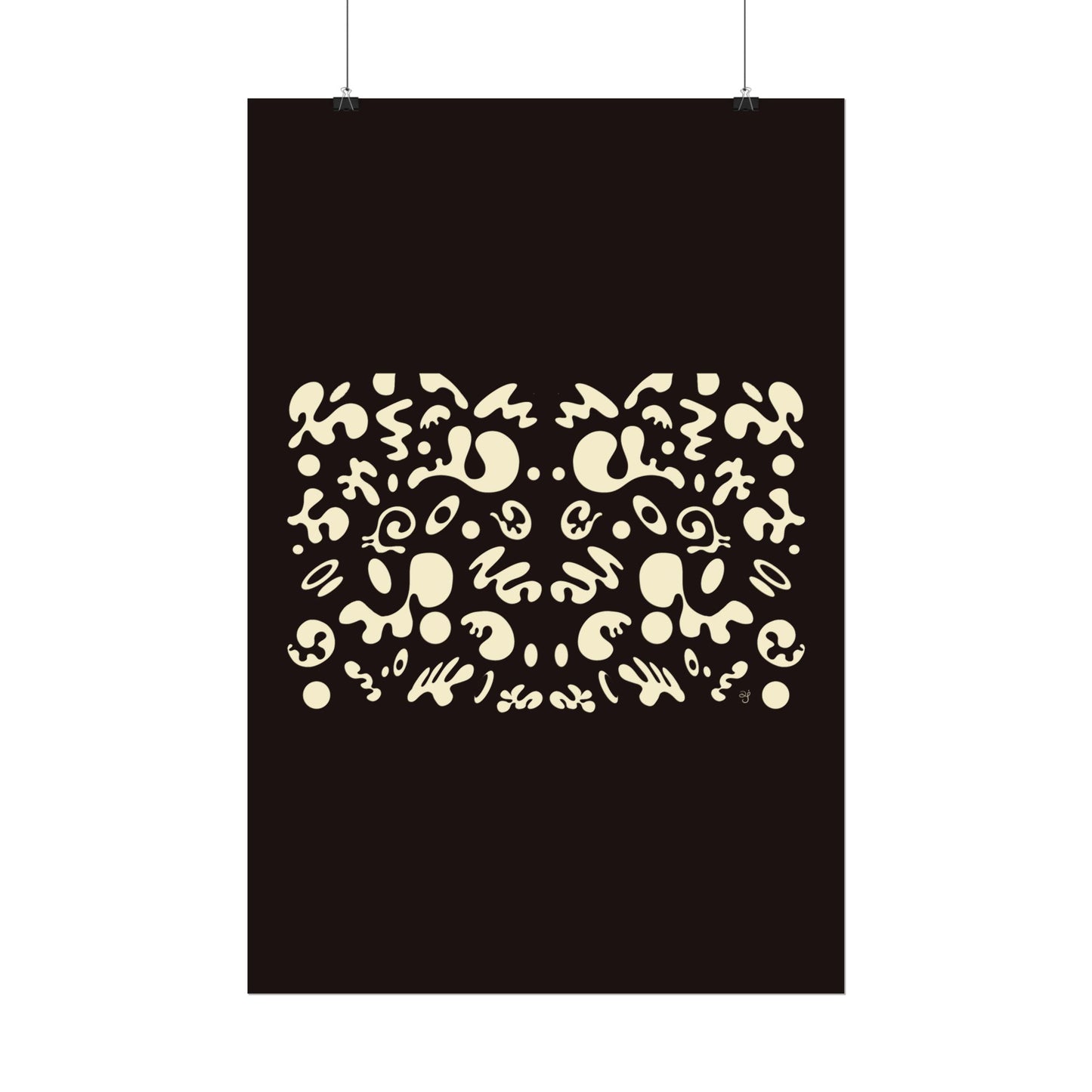 Mirror Work Rolled Poster (Portrait) - Smoke Signal