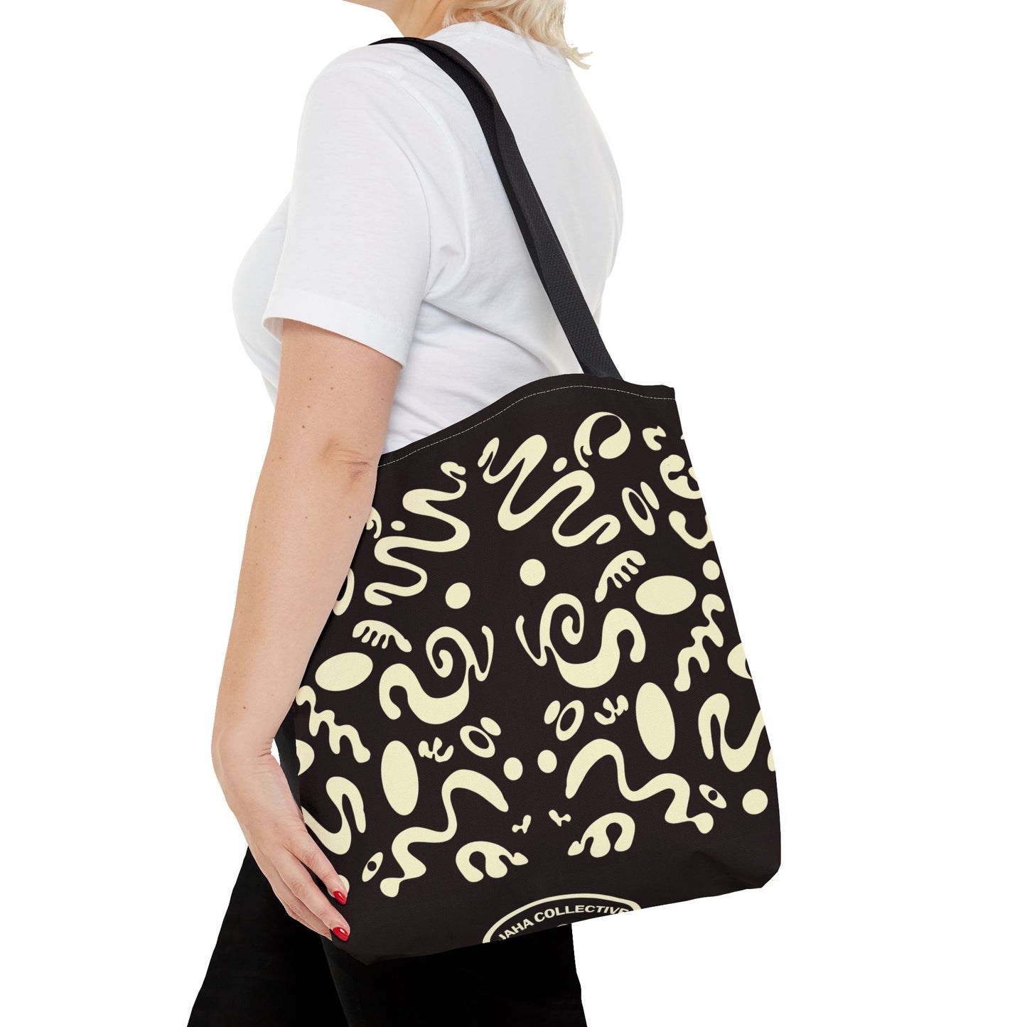 Mirror Work Colorful Tote Bag - Smoke Signal