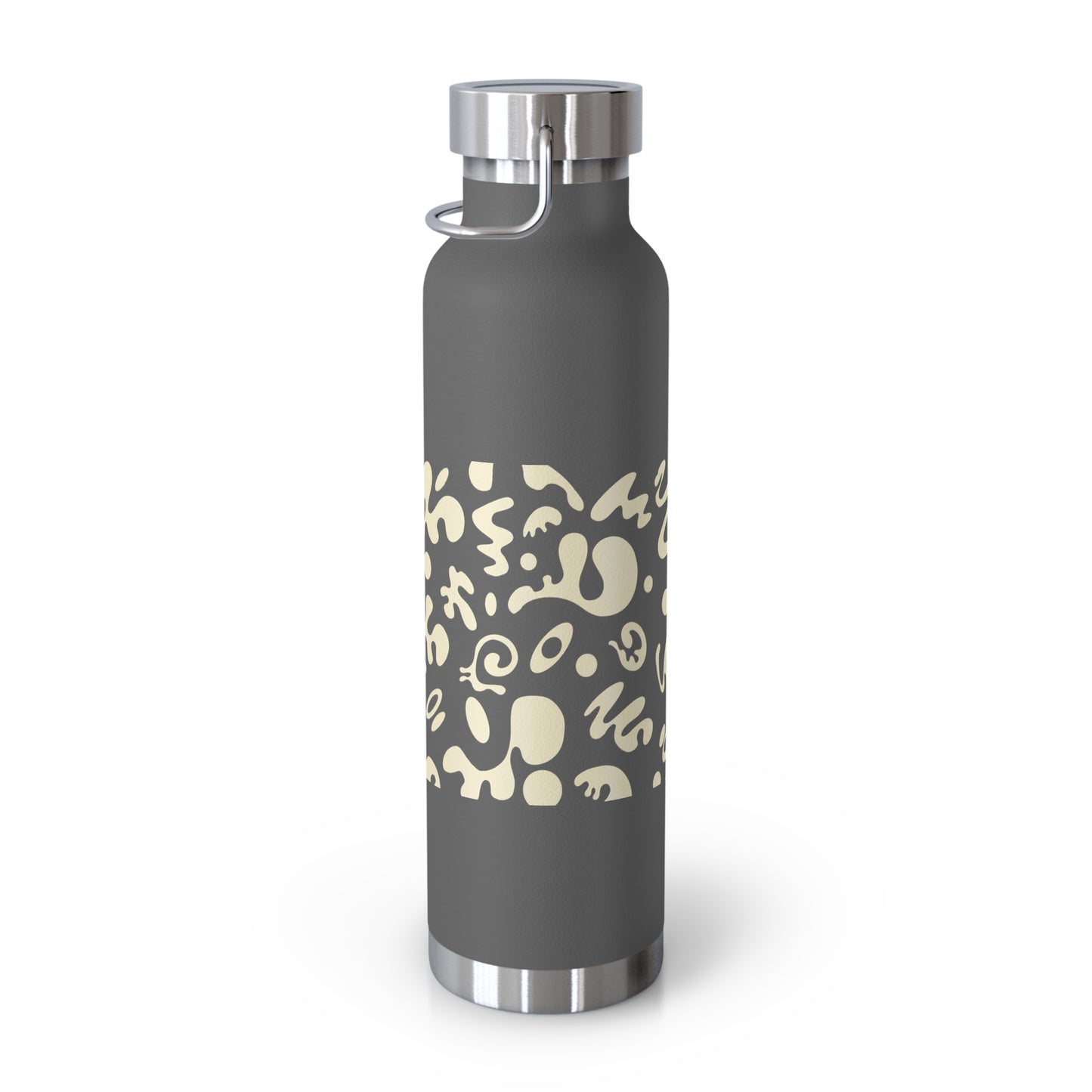 Mirror Work Copper Vacuum Insulated Water Bottle (22oz) - Blank Page White